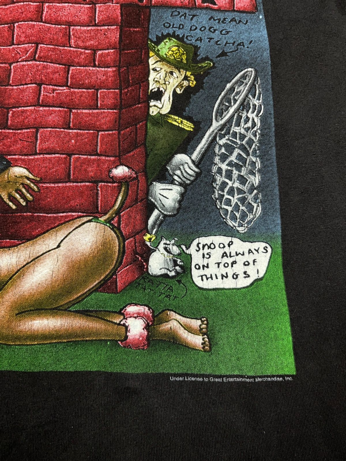 Rap Tees Vintage 1993 OG Snoop Dogg Doggystyle Debut Album T-shirt Size US XL / EU 56 / 4 - 4 Thumbnail