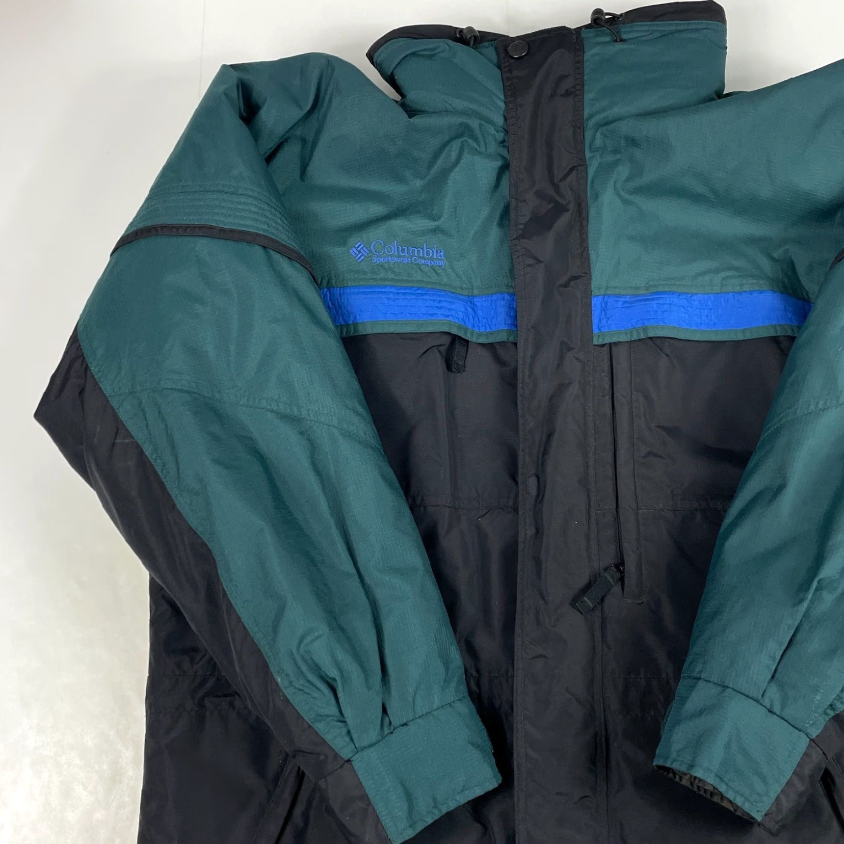Etro VINTAGE Columbia Jacket Mens M Black 3-in-1 Gizzmo Full Zip Outdoor Ski Hiking Retro Wind-Resistant Size US M / EU 48-50 / 2 - 2 Thumbnail
