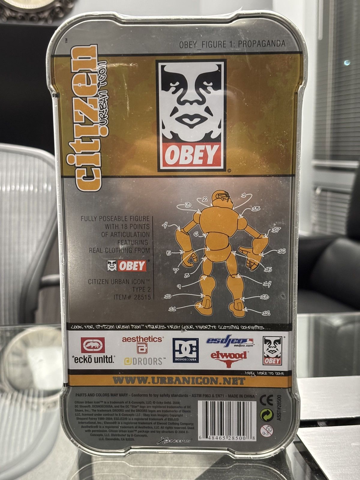 Obey Citizen Urban Icon Obey Figure Type 2 Figure 1 : Propaganda Size ONE SIZE - 7 Thumbnail