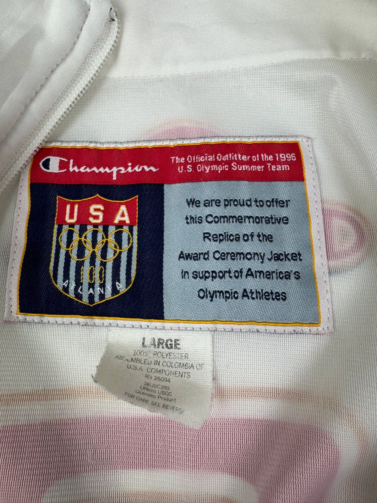 Champion Vintage Champion 1996 USA Olympics Team Jacket Size US L / EU 52-54 / 3 - 7 Thumbnail