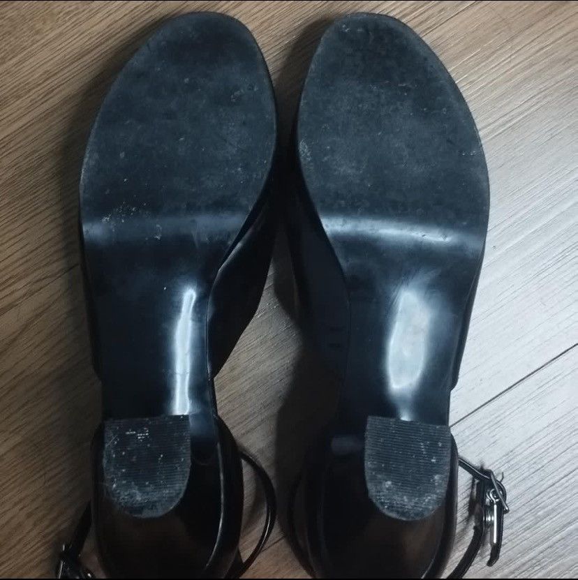 Designer × Yohji Yamamoto Yohji Yamamoto Leather Heels Size US 7 / IT 37 - 5 Thumbnail