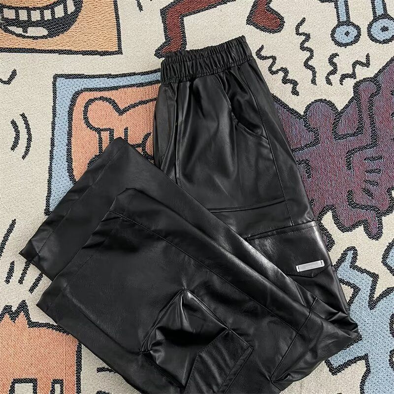 Japanese Brand × Vintage Hip Hop Multi-Pocket Leather Pants for Men Size US 30 / EU 46 - 6 Thumbnail