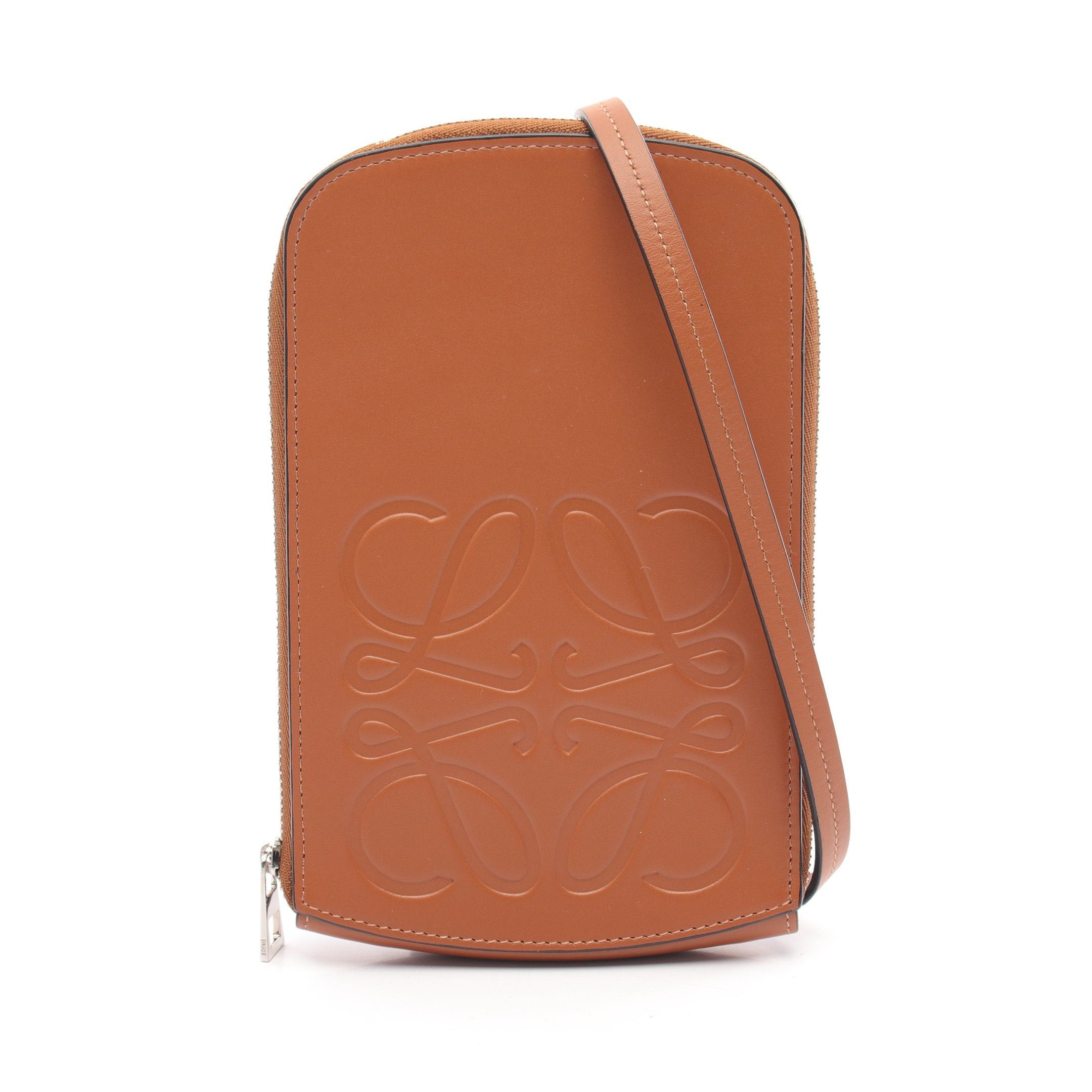 Loewe Loewe Multifunctional Case Shoulder Bag Leather Brown Size ONE SIZE - 1 Thumbnail
