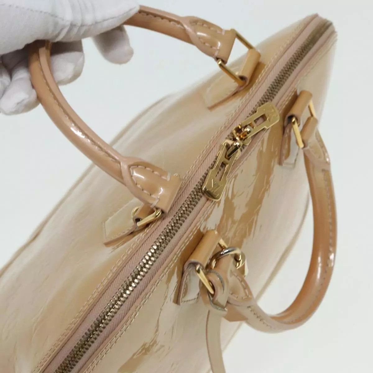 Louis Vuitton LOUIS VUITTON Monogram Vernis Alma PM Hand Bag Rose Size ONE SIZE - 11 Thumbnail