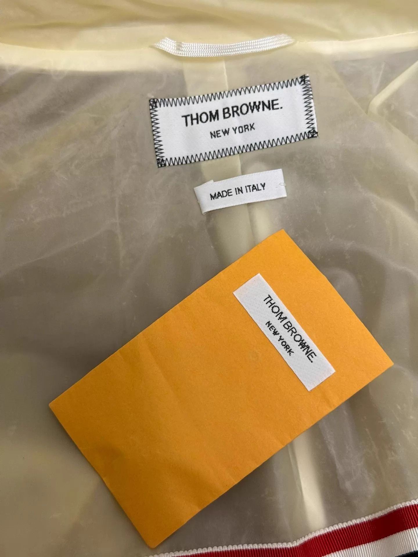 Thom Browne Thom Browne Transparent Deconstructed Rain Coat Size US XL / EU 56 / 4 - 8 Thumbnail