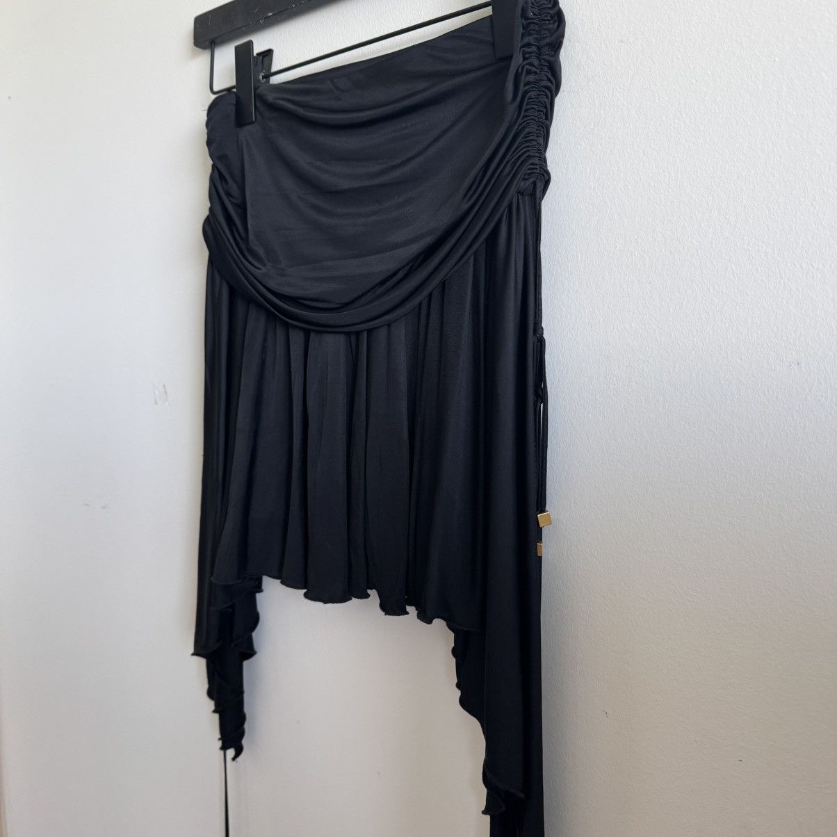 Blumarine SS22 Ruched Mini Skirt Size 25" / US 0 / IT 36 - 2 Thumbnail