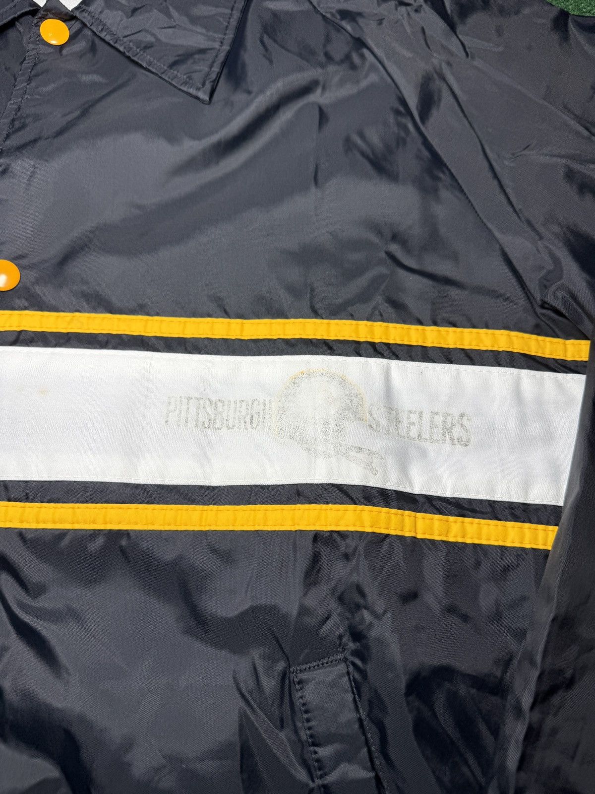 NFL × Vintage Vintage 70s 80s Pittsburgh Steelers NFL Windbreaker Jacket Size US L / EU 52-54 / 3 - 2 Thumbnail