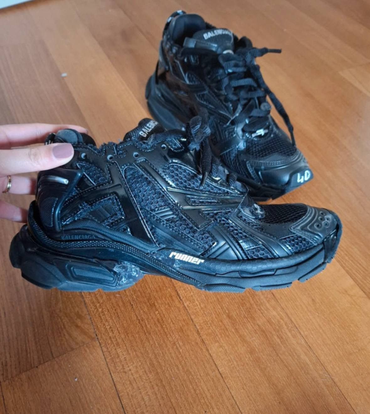 Balenciaga Balenciaga runner black Size US 7 / EU 40 - 7 Thumbnail