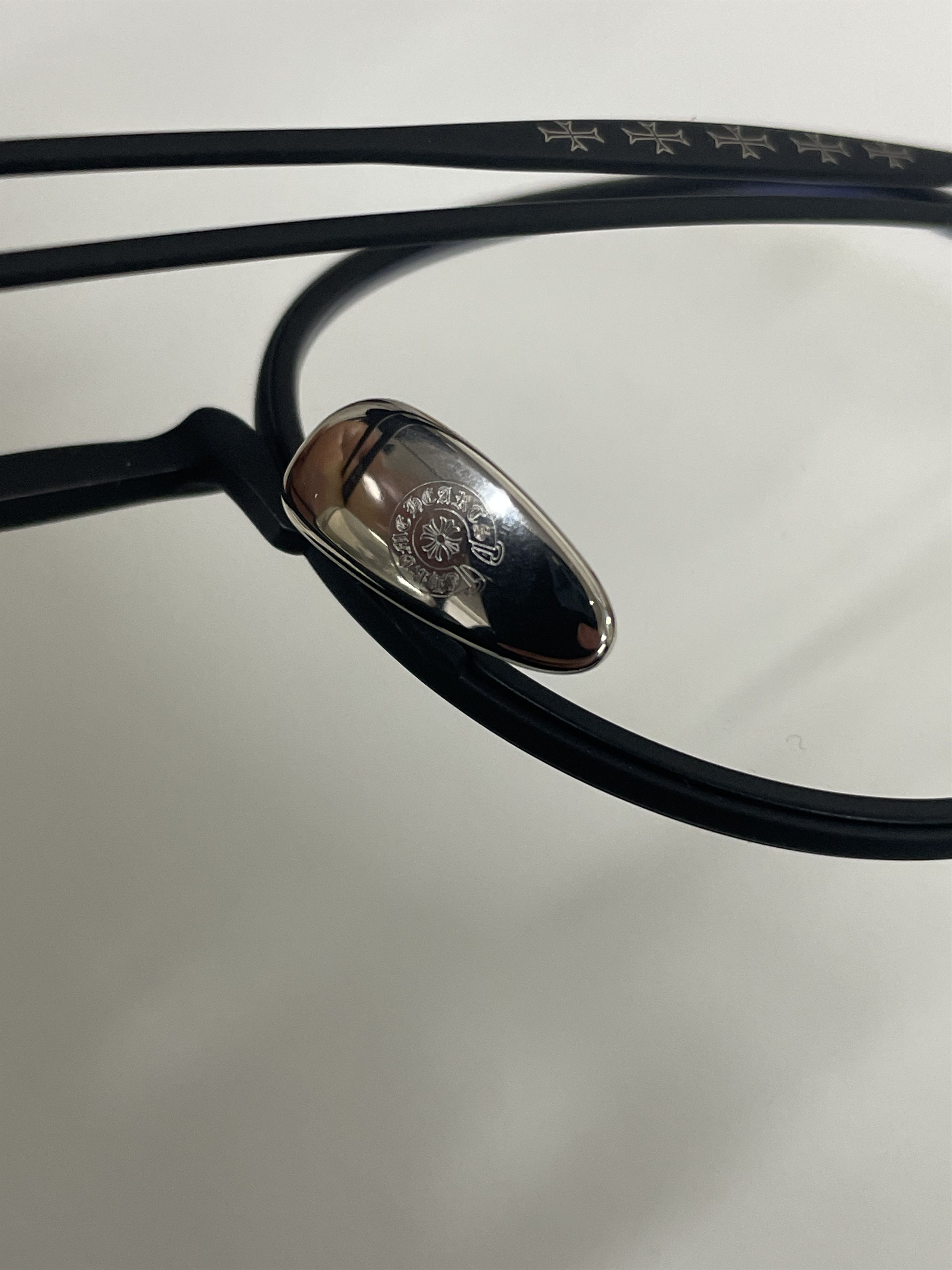 Chrome Hearts Chrome Hearts BONE PRONE IV MBK Glasses Frame Size ONE SIZE - 6 Thumbnail
