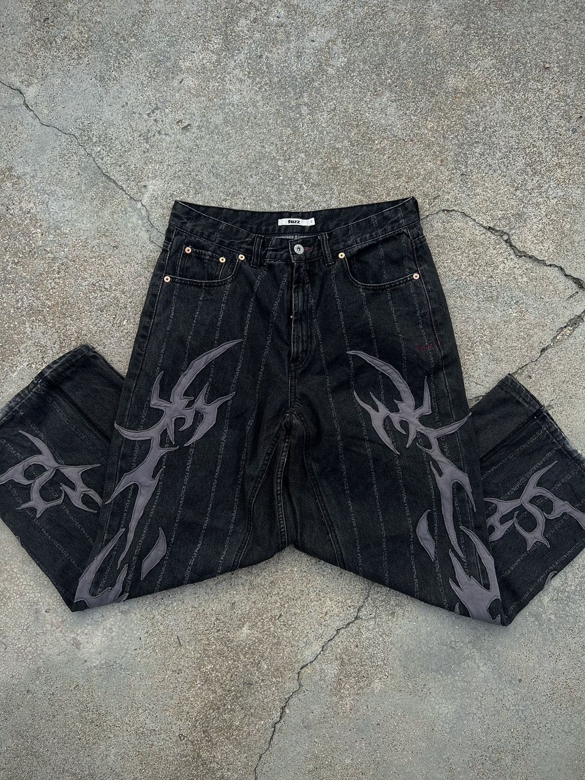 Other SEPTEMBER - PROTOTYPE E01 WIDE LEG JEANS Size US 32 / EU 48 - 10 Thumbnail