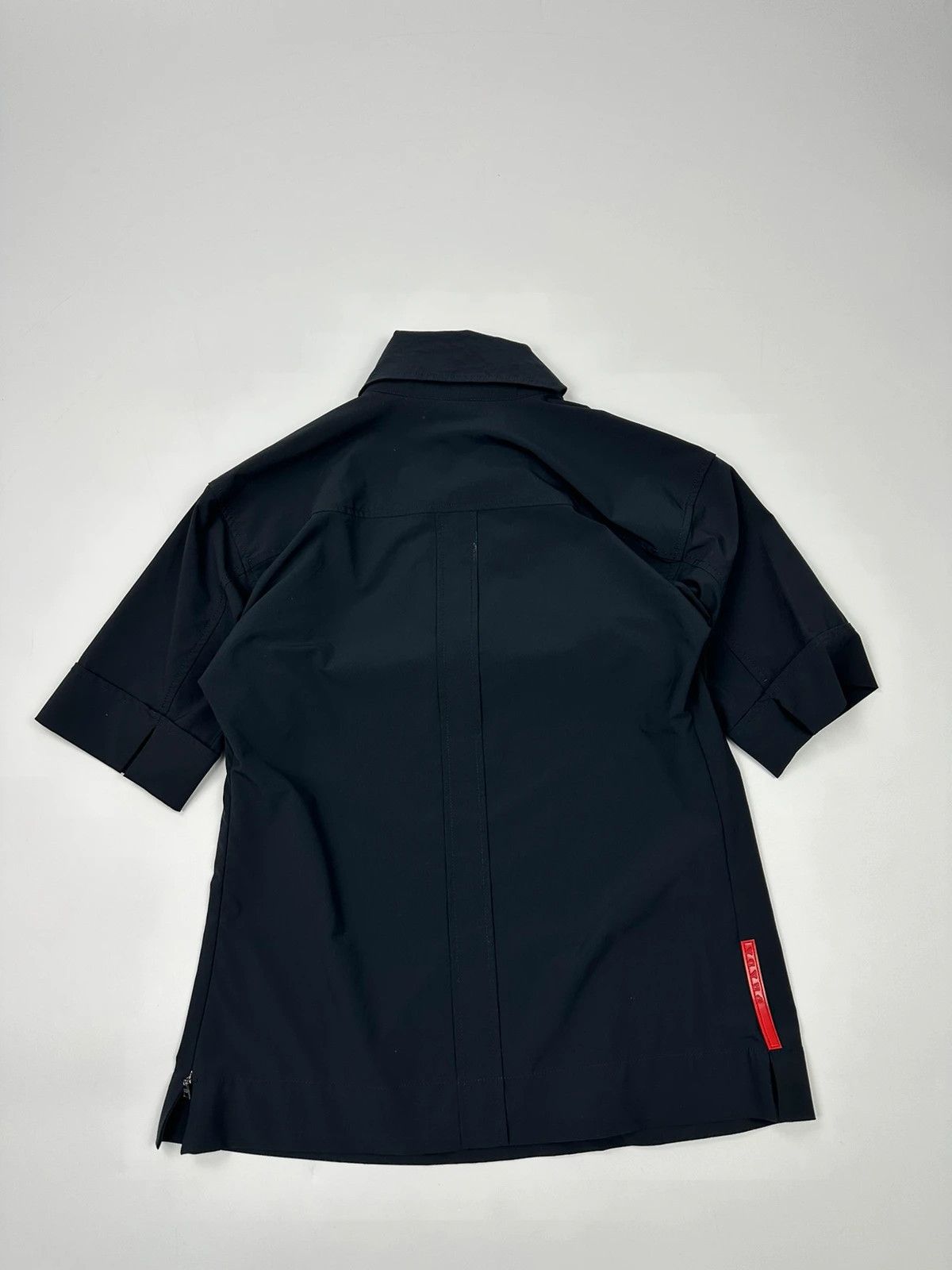 Prada Prada Sport SS2000 V Neck Light Nylon Navy Blue Top Shirt Size M / US 6-8 / IT 42-44 - 9 Thumbnail