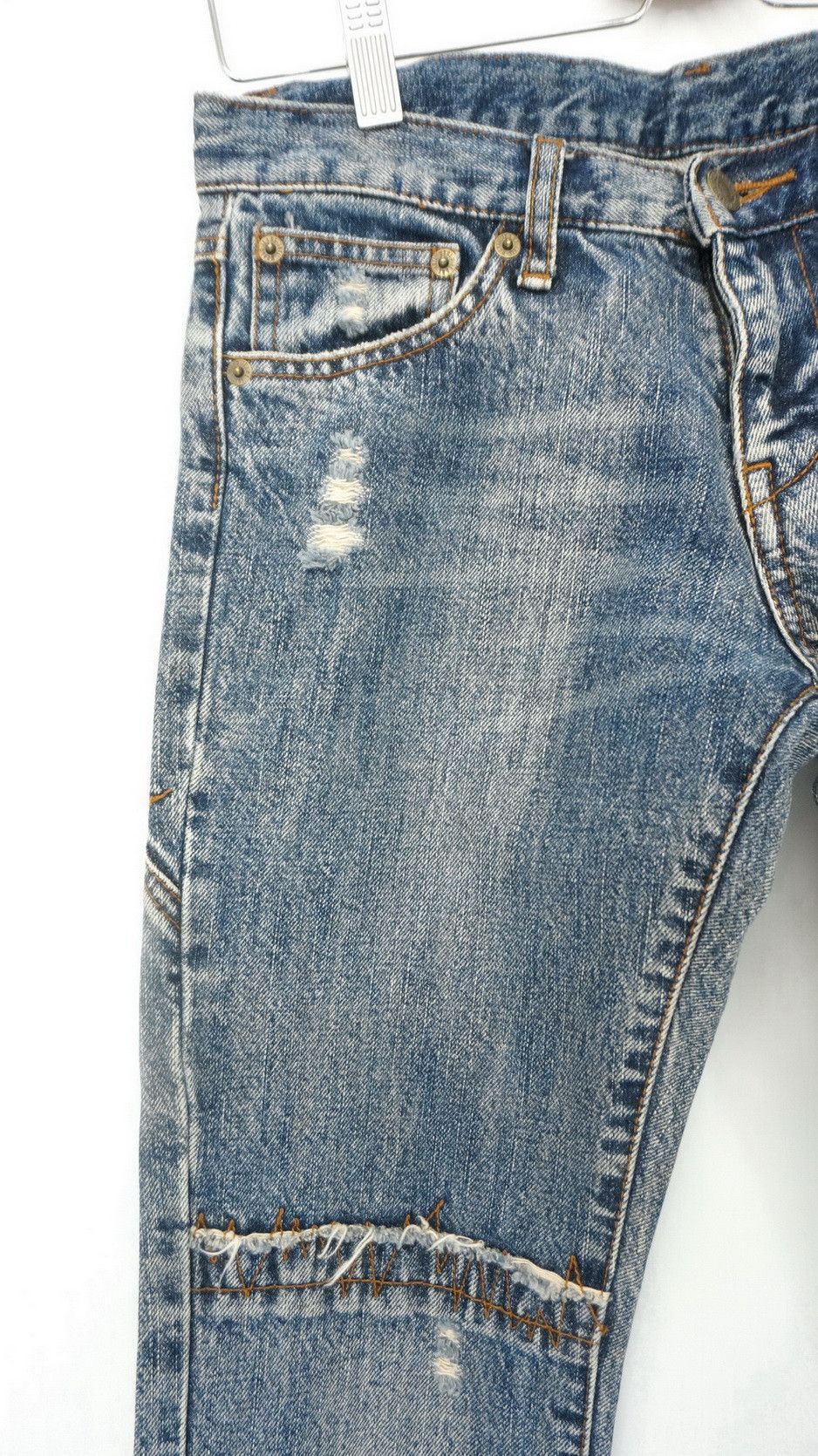 Japanese Brand DEAR HEART Japan Women Vintage Flared Jeans Size 27" / US 4 / IT 40 - 4 Thumbnail
