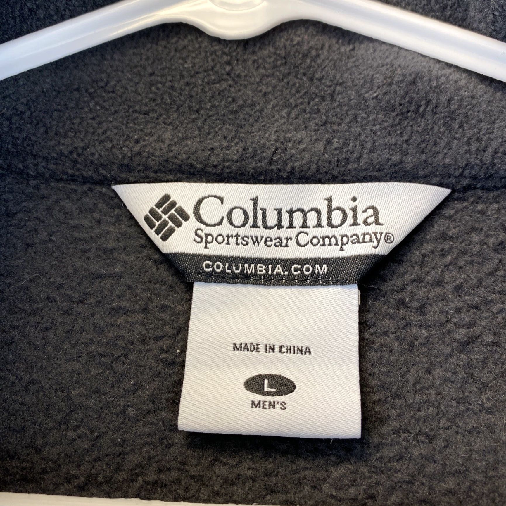 Vintage Columbia Fleece Vest mens size L Black Full Zip Up Pockets High Neck 52-23 Size US L / EU 52-54 / 3 - 3 Thumbnail