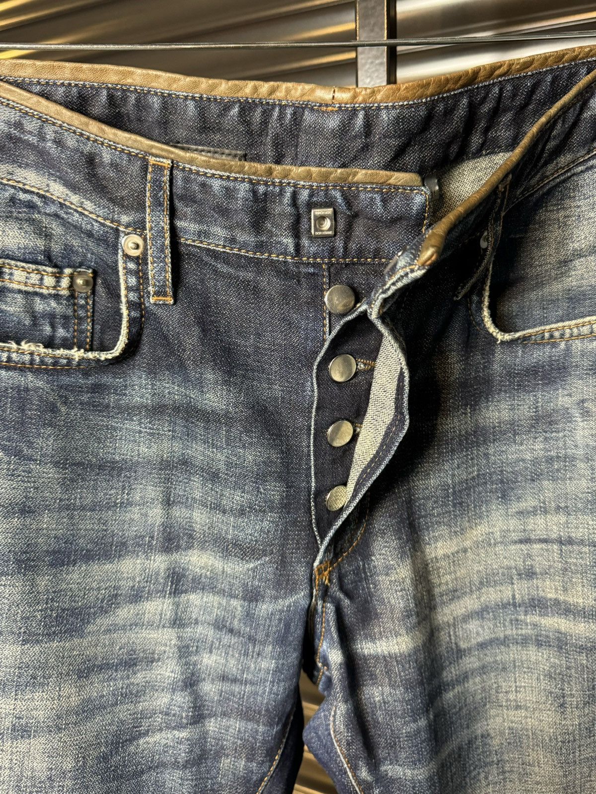 Dior Homme Under My Car 2008 Blue Washed Jeans - 31