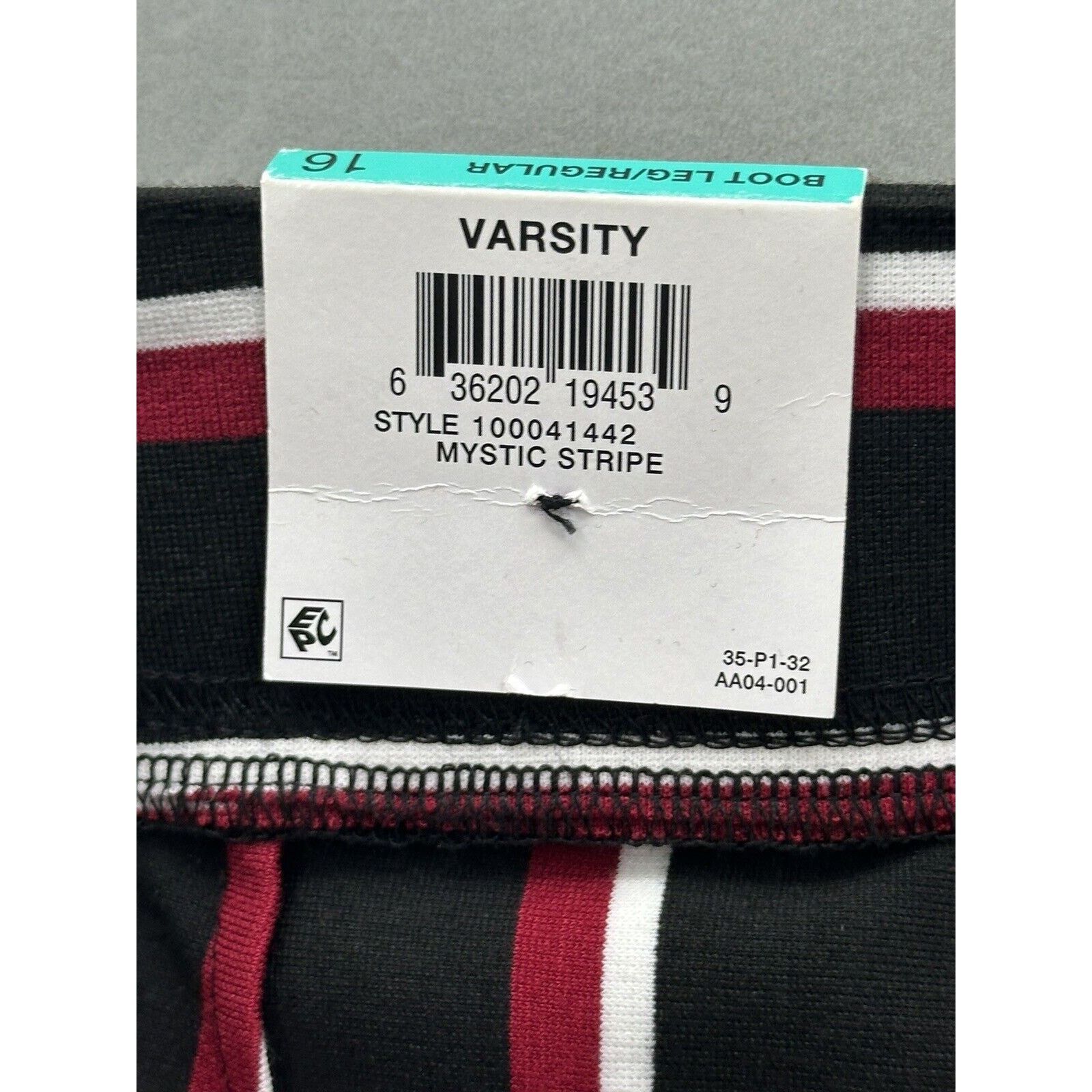 I.N.C INC NWT Womens Mystic Striped Wide-Leg Soft Pants 16 Size 38" / US 16 / IT 52 - 6 Thumbnail