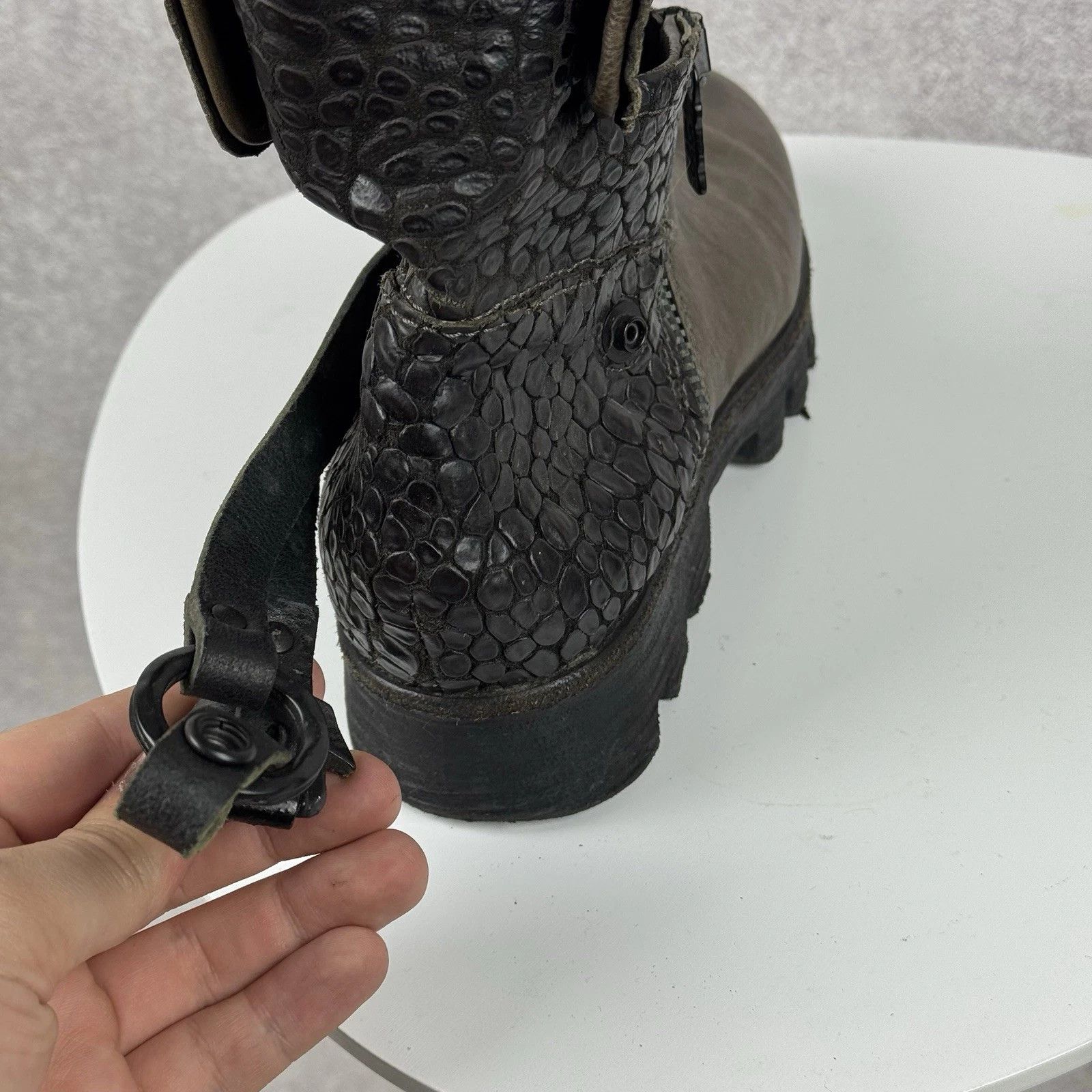 A.S.98 AS 98 Airstep Biker Leather Boots Rockstar Women Size US 11 / IT 41 - 9 Thumbnail