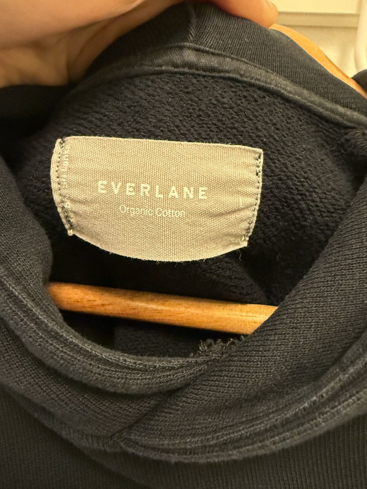 Everlane DISCONTINUED The Track Black Hoodie Everlane Size US L / EU 52-54 / 3 - 3 Thumbnail