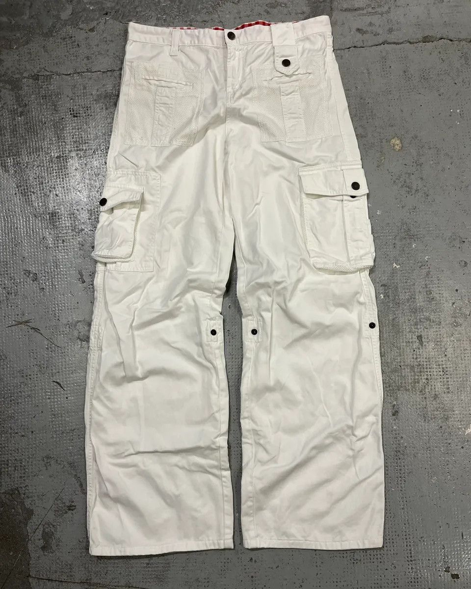 Dolce & Gabbana SS2003 Dolce & Gabbana White Multi Pockets Cargo Pants Size US 34 / EU 50 - 1 Thumbnail