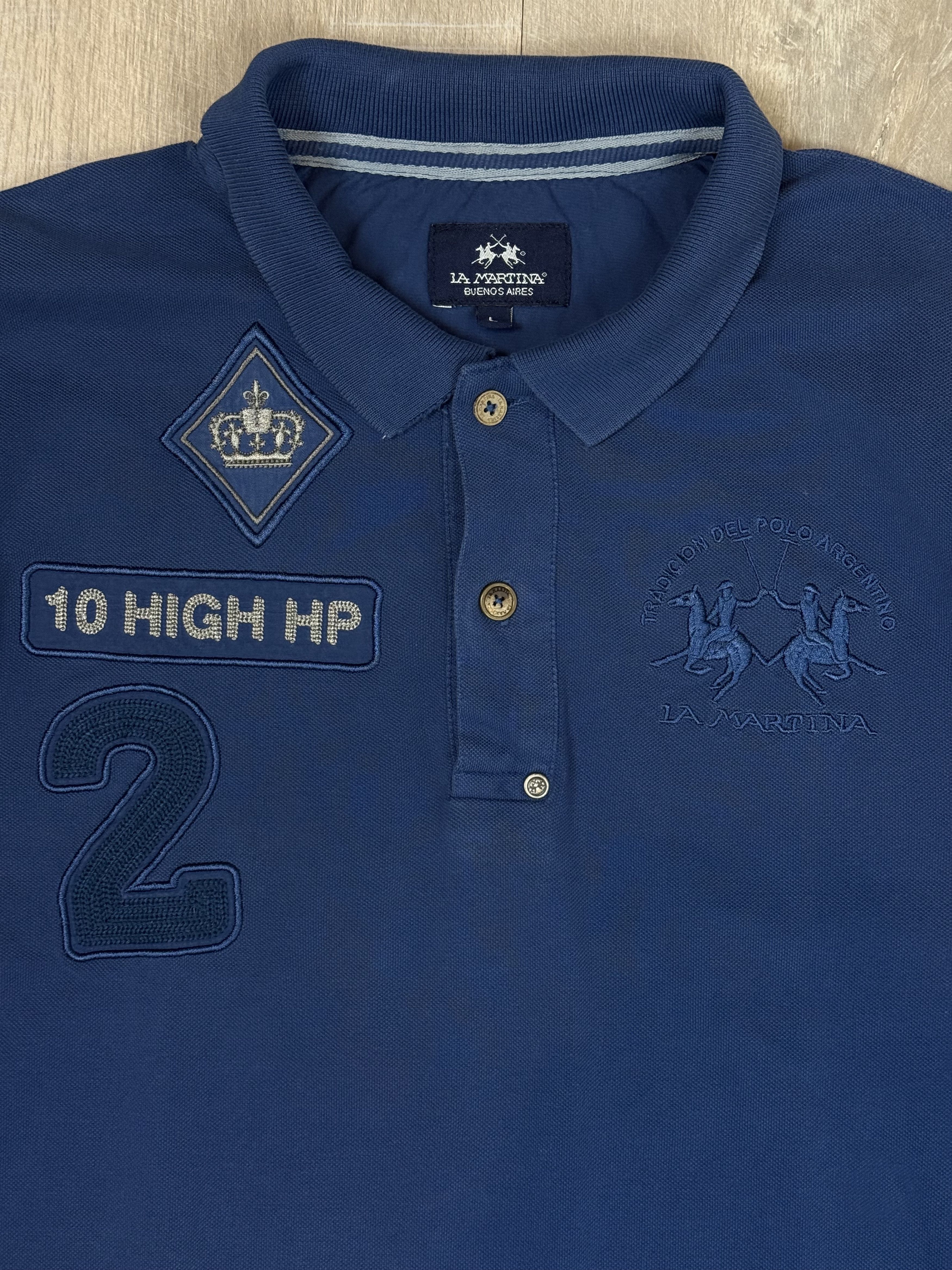 La Martina La Martina Tradition Del Polo Argentina Long Sleeve Polo Size US L / EU 52-54 / 3 - 3 Thumbnail