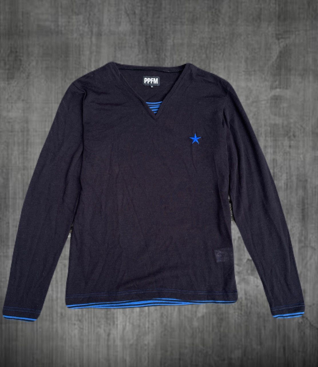 If Six Was Nine 2000s PPFM Layered Star V-neck Summer Knit Japanese archive Size US S / EU 44-46 / 1 - 1 Thumbnail