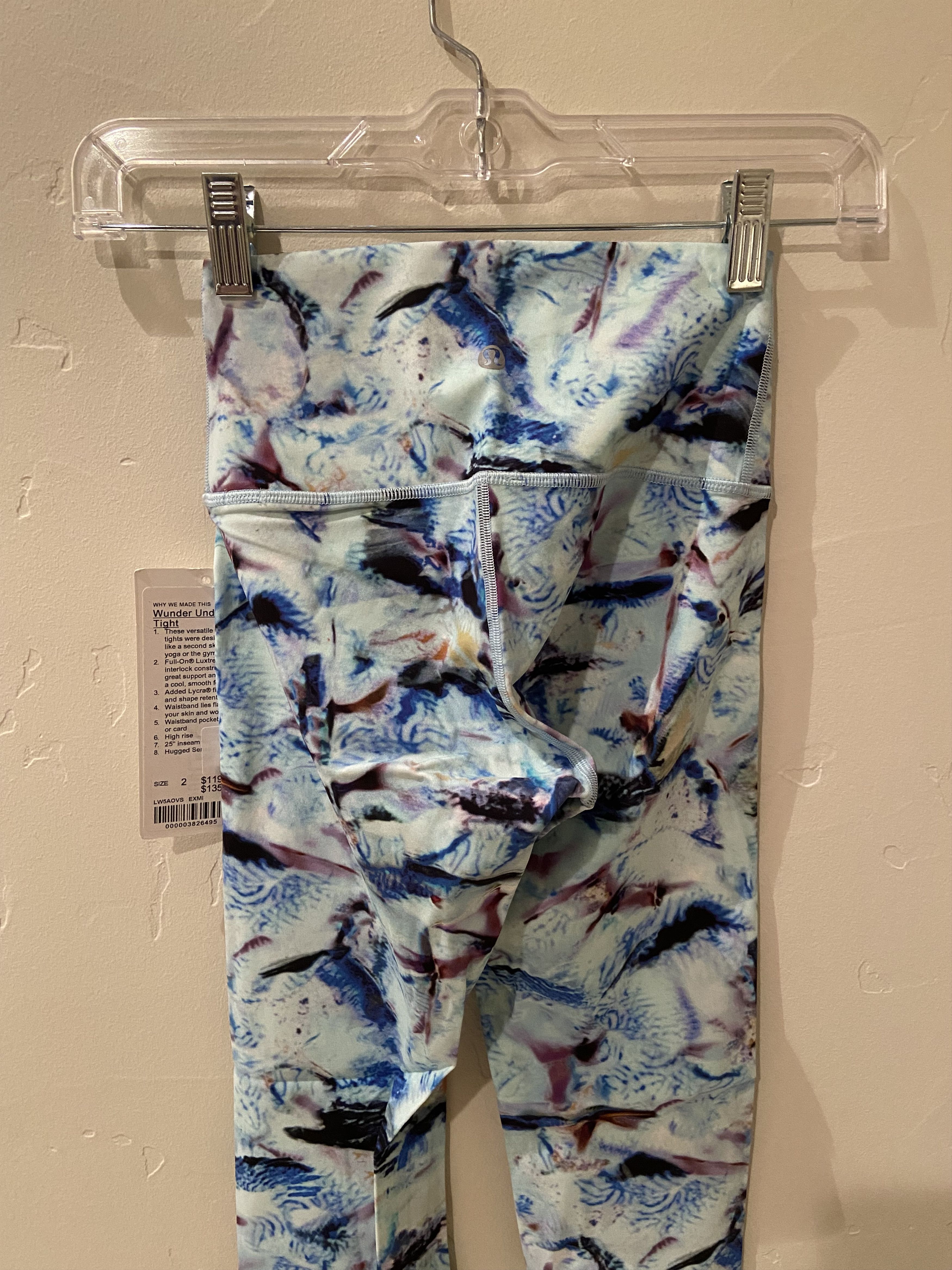 Lululemon NWT, RARE Lululemon Wunder Under - Exposure Multi - Size 2 Size 26" / US 2 / IT 38 - 6 Thumbnail