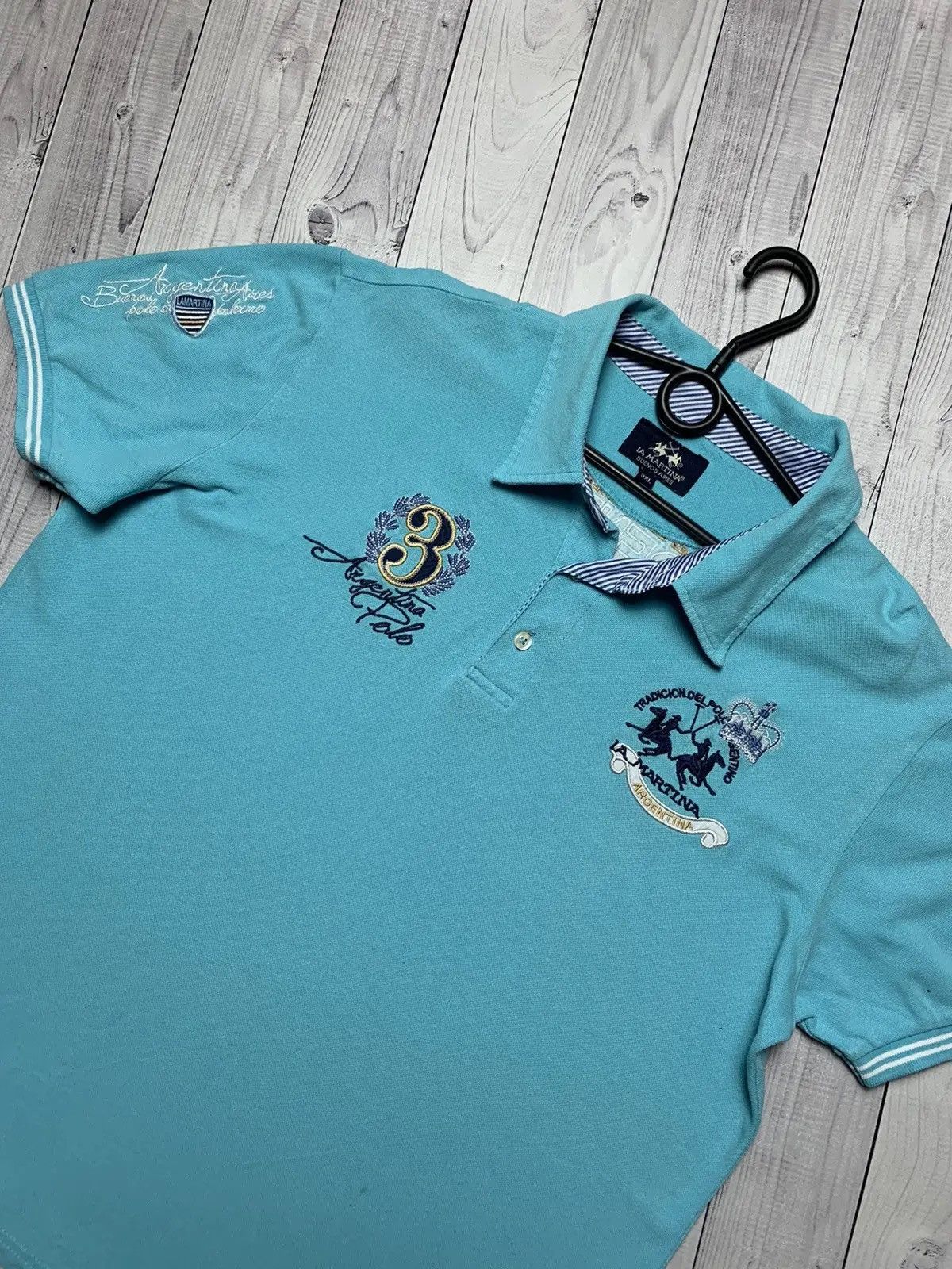 La Martina Vintage Argentina La Martina soccer polo champions world Size US XXL / EU 58 / 5 - 2 Thumbnail