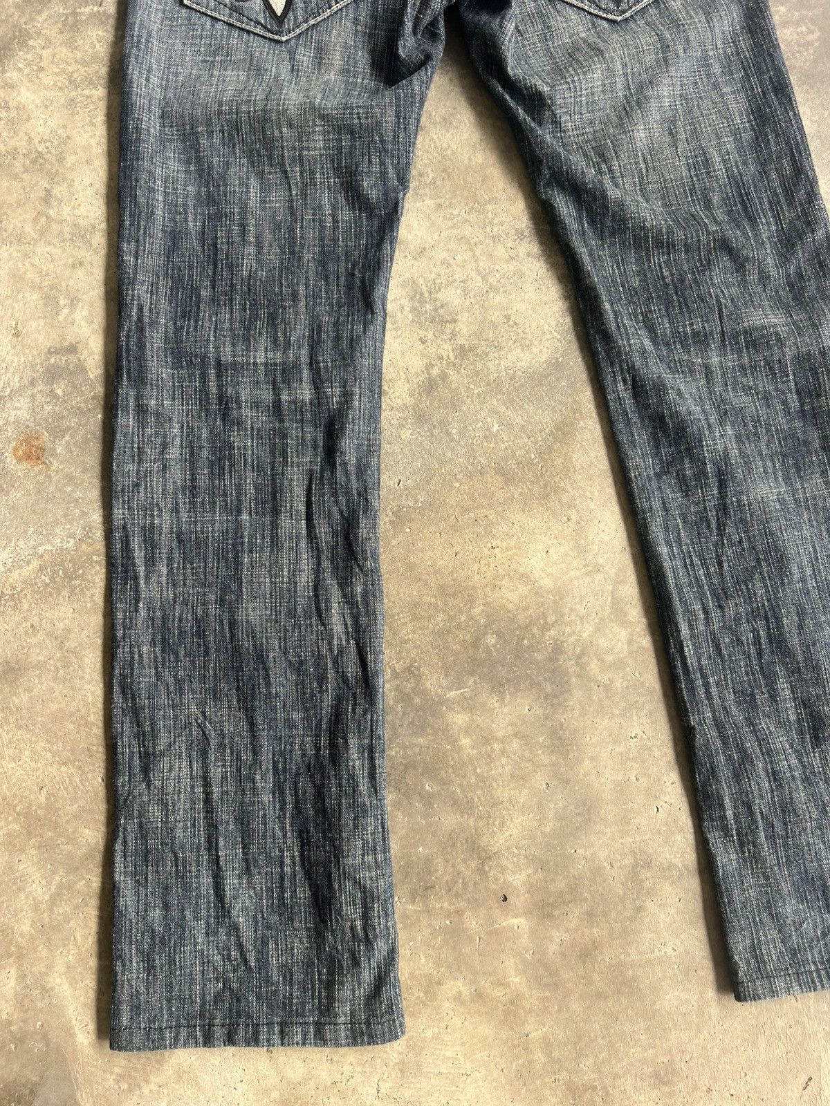 JNCO Vintage Y2K JNCO Cross Dark Wash Jeans Straight Denim Size US 32 / EU 48 - 19 Thumbnail