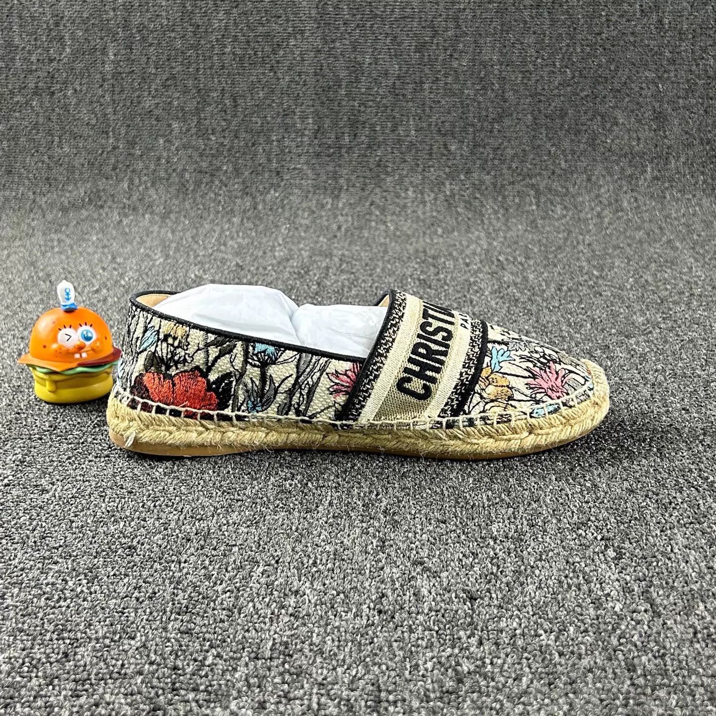 Dior Dior Granville Oblique floral embroidery fisherman 37.5 Size US 7 / IT 37 - 4 Thumbnail