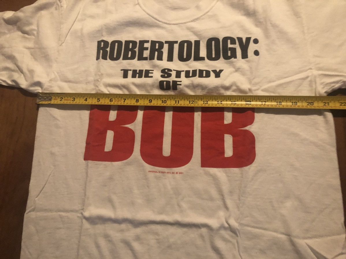 Vintage Vintage Y2K “Robertology The Study Of Bob” T Shirt S/L Size US L / EU 52-54 / 3 - 6 Thumbnail