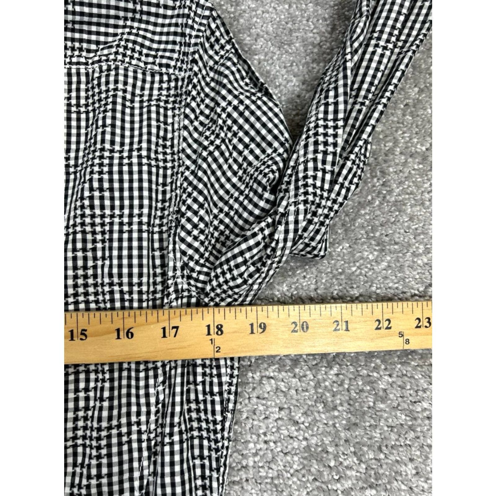 Hugo Boss HUGO BOSS Shirt Mens M Black Cotton Button-Up Plaid Size US M / EU 48-50 / 2 - 7 Thumbnail