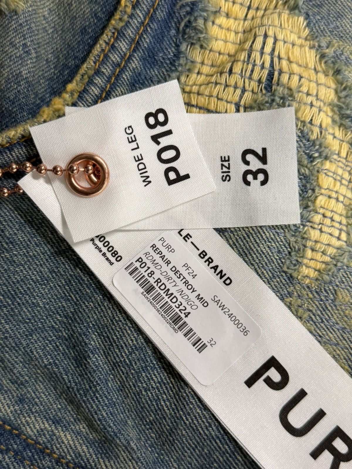 Purple Brand Purple Brand Repair Destroy Jeans Size US 32 / EU 48 - 2 Thumbnail