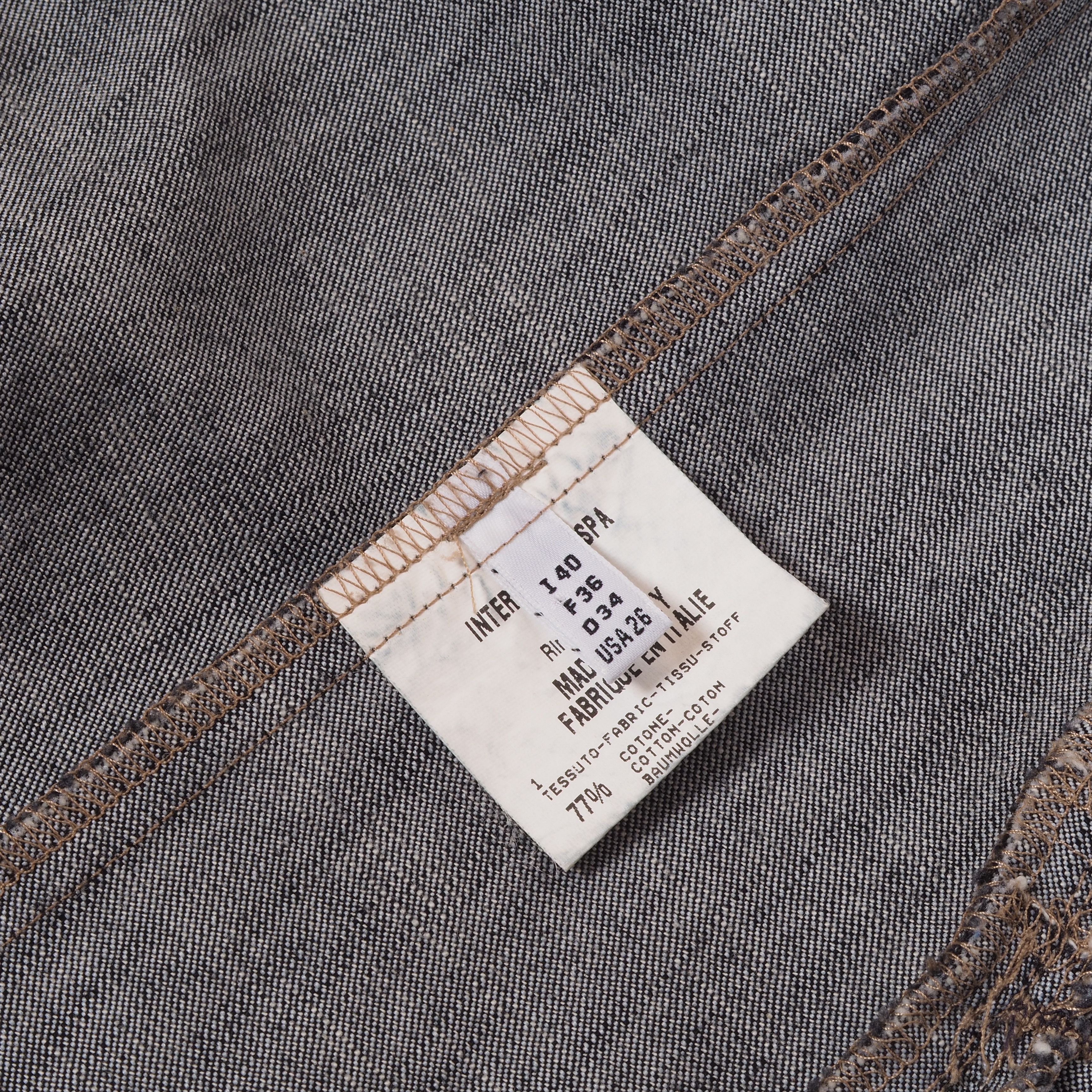 Marithe + Francois Girbaud Marithe Francois Girbaud Vintage Denim Blazer Jacket Size S / US 4 / IT 40 - 9 Thumbnail