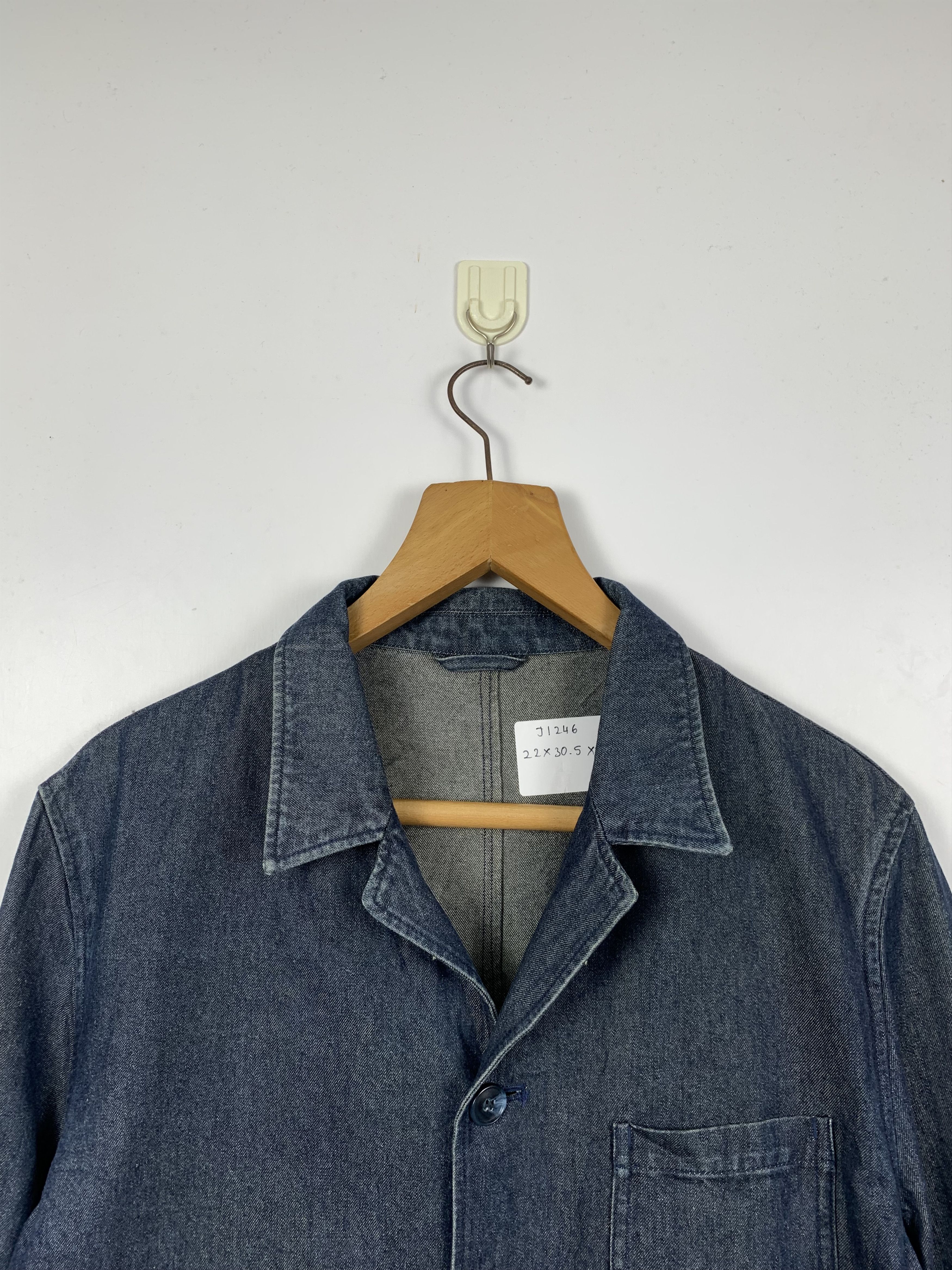 Vintage Vintage 90s Standard Member Denim Jacket J1246 Size US M / EU 48-50 / 2 - 2 Thumbnail