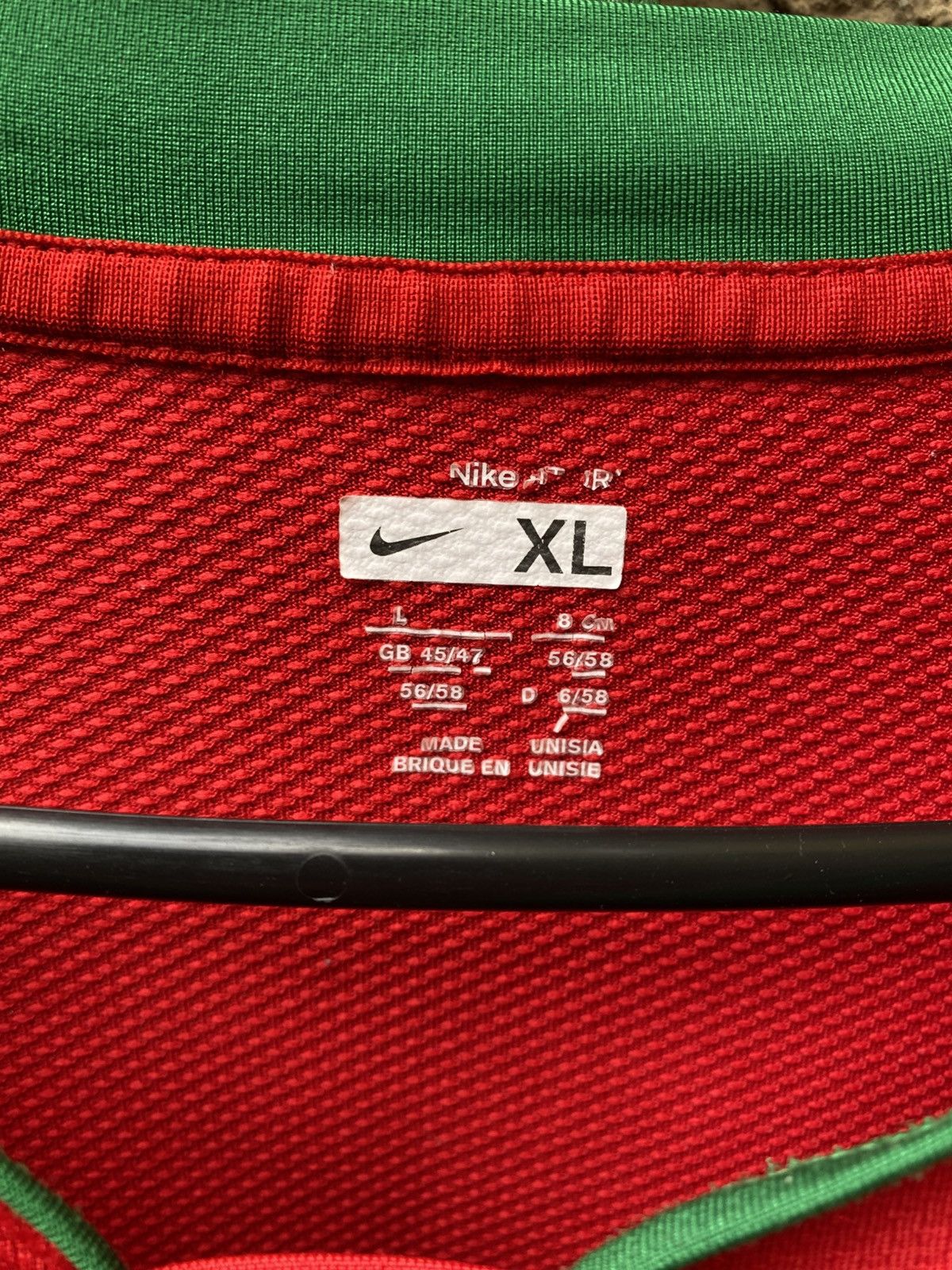 Nike Portugal 2008 2009 Home Football Soccer Jersey Italy France Size US XL / EU 56 / 4 - 9 Thumbnail