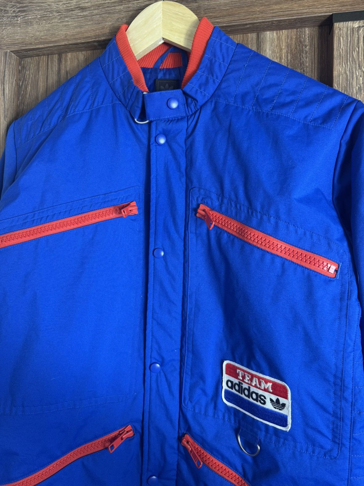 Adidas 🔵 Adidas Originals TEAM Jacket 2004 Archive – Rare Vintage 🔴 Size US XS / EU 42 / 0 - 5 Thumbnail