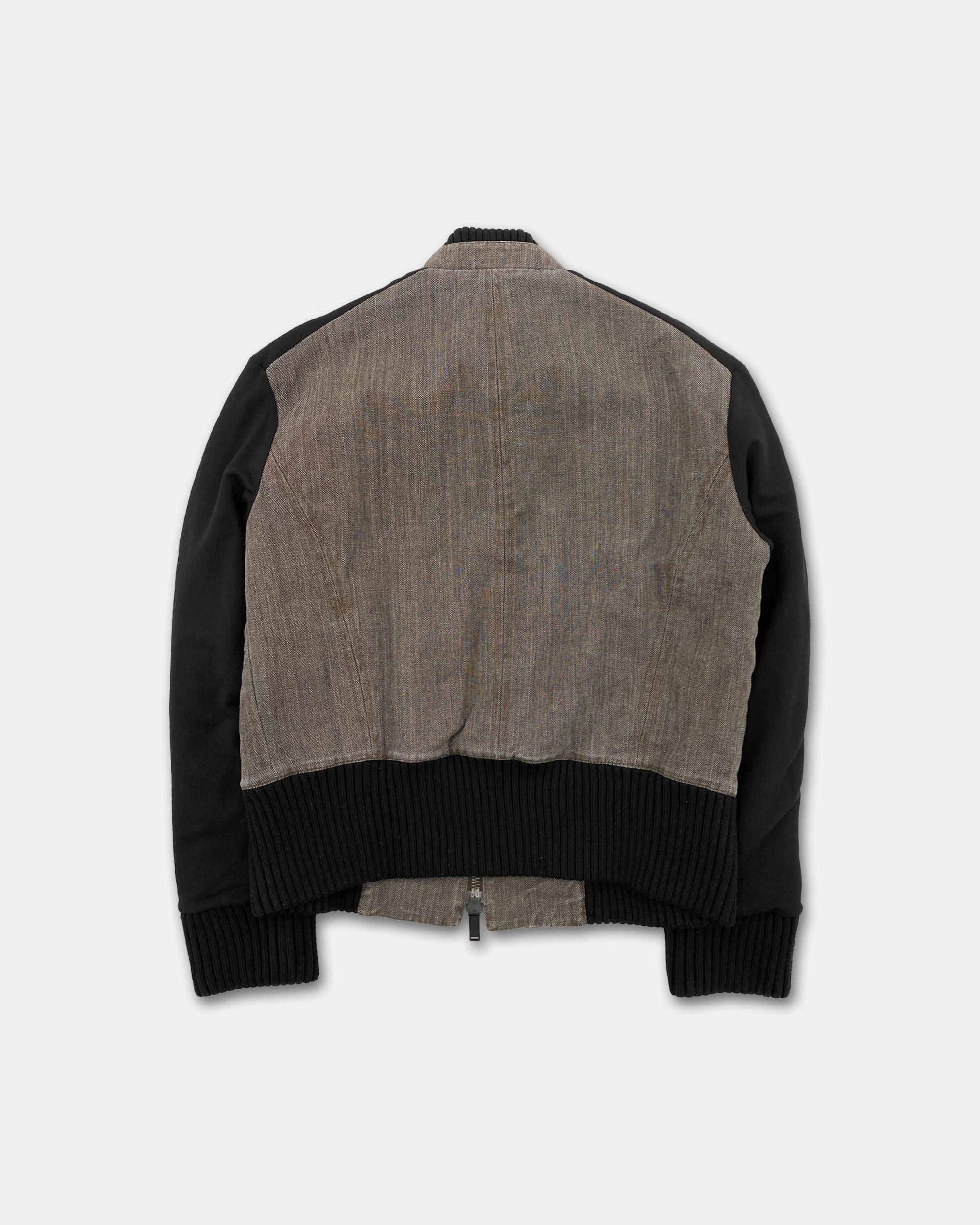Dirk Bikkembergs 2000s Padded Leather Flap Pocket Jacket Size US L / EU 52-54 / 3 - 12 Thumbnail