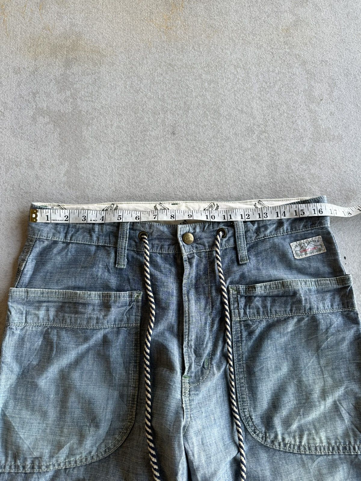 Vintage W33 L31 🍁 Vintage EDWIN Jeans Work Wear RARE Denim Pants Size US 33 - 6 Thumbnail