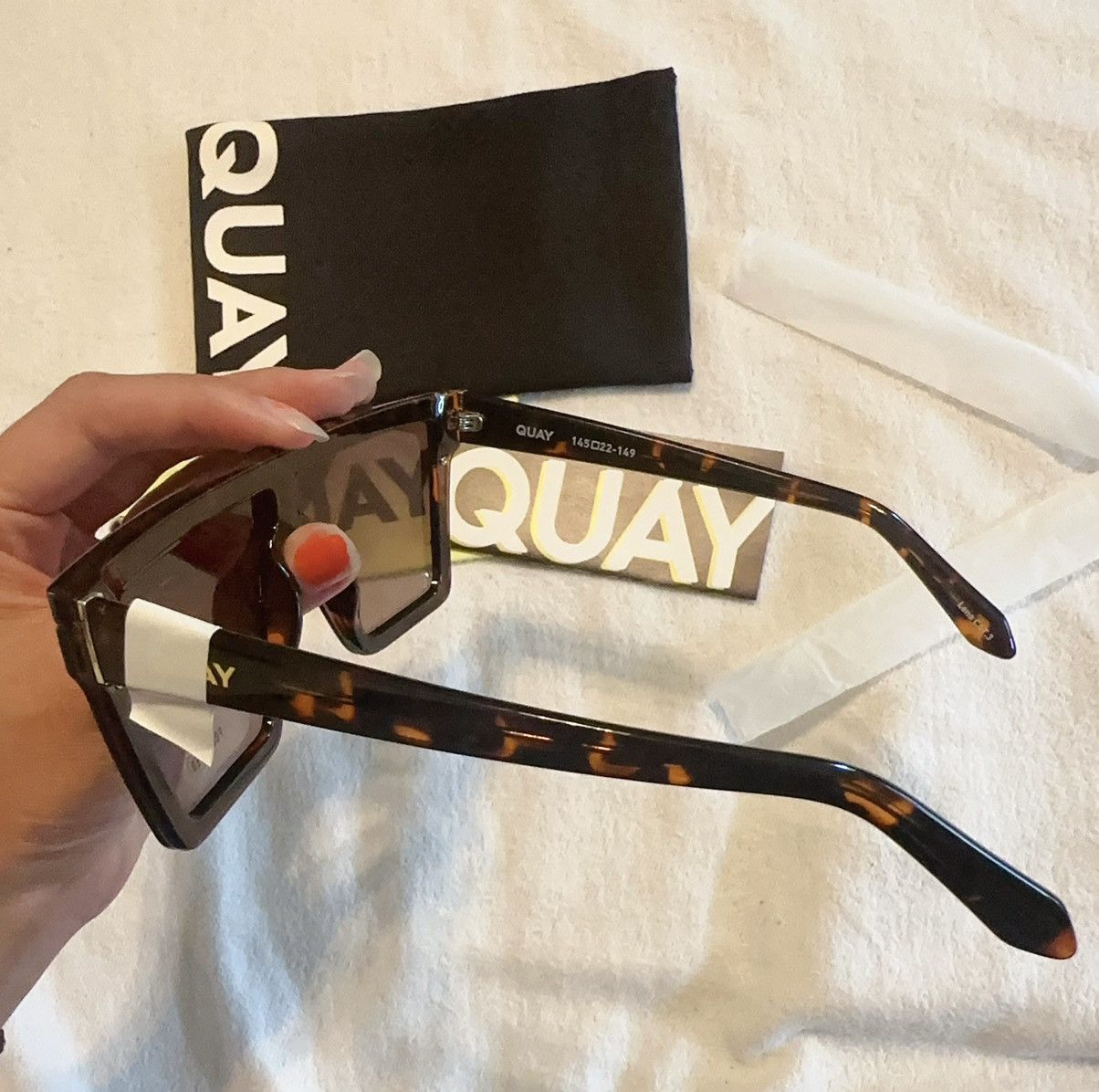 Quay Rare Quay NIGHTFALL Hindsight Tortoise Frame Brown Gradient Size ONE SIZE - 5 Thumbnail