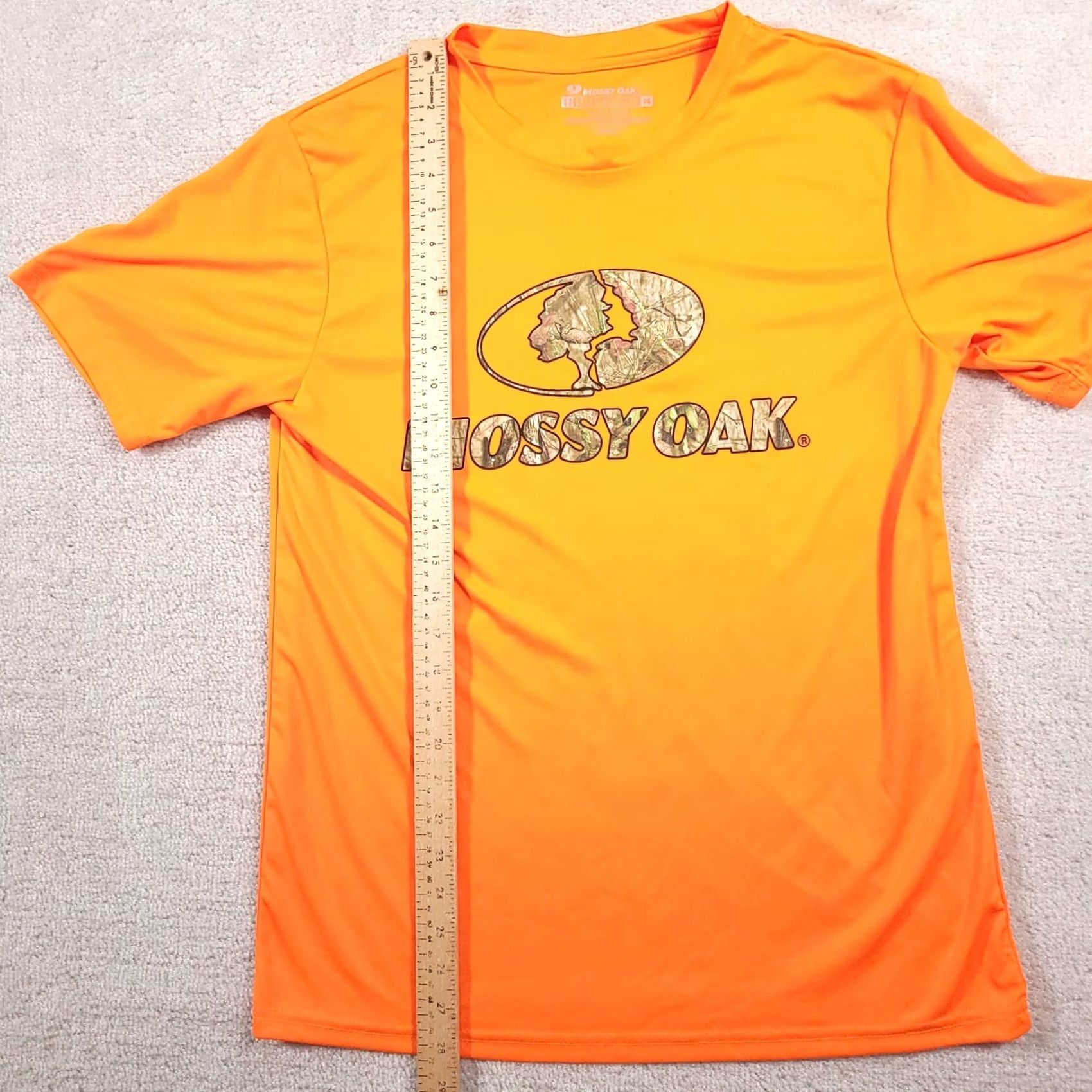 Vintage Mossy Oak Shirt Mens Medium Orange Staghorn Creek Short Sleeve Camo Logo Outdoor Size US M / EU 48-50 / 2 - 7 Thumbnail