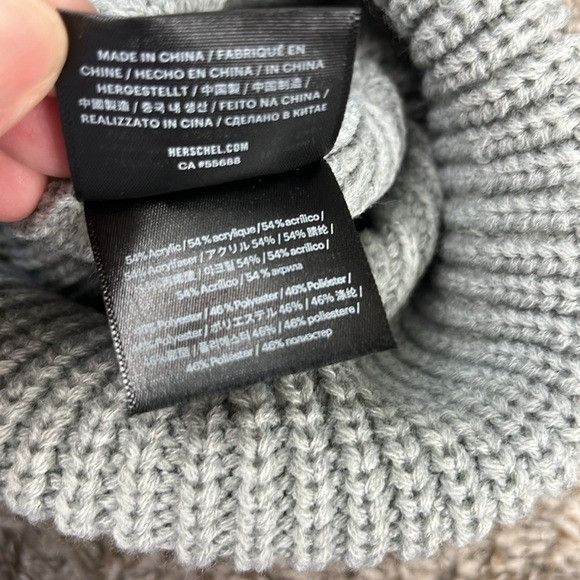 Herschel Supply Co. Herschel Supply Co. Unisex Juneau chunky Knit Beanie in Ligh Size ONE SIZE - 5 Thumbnail