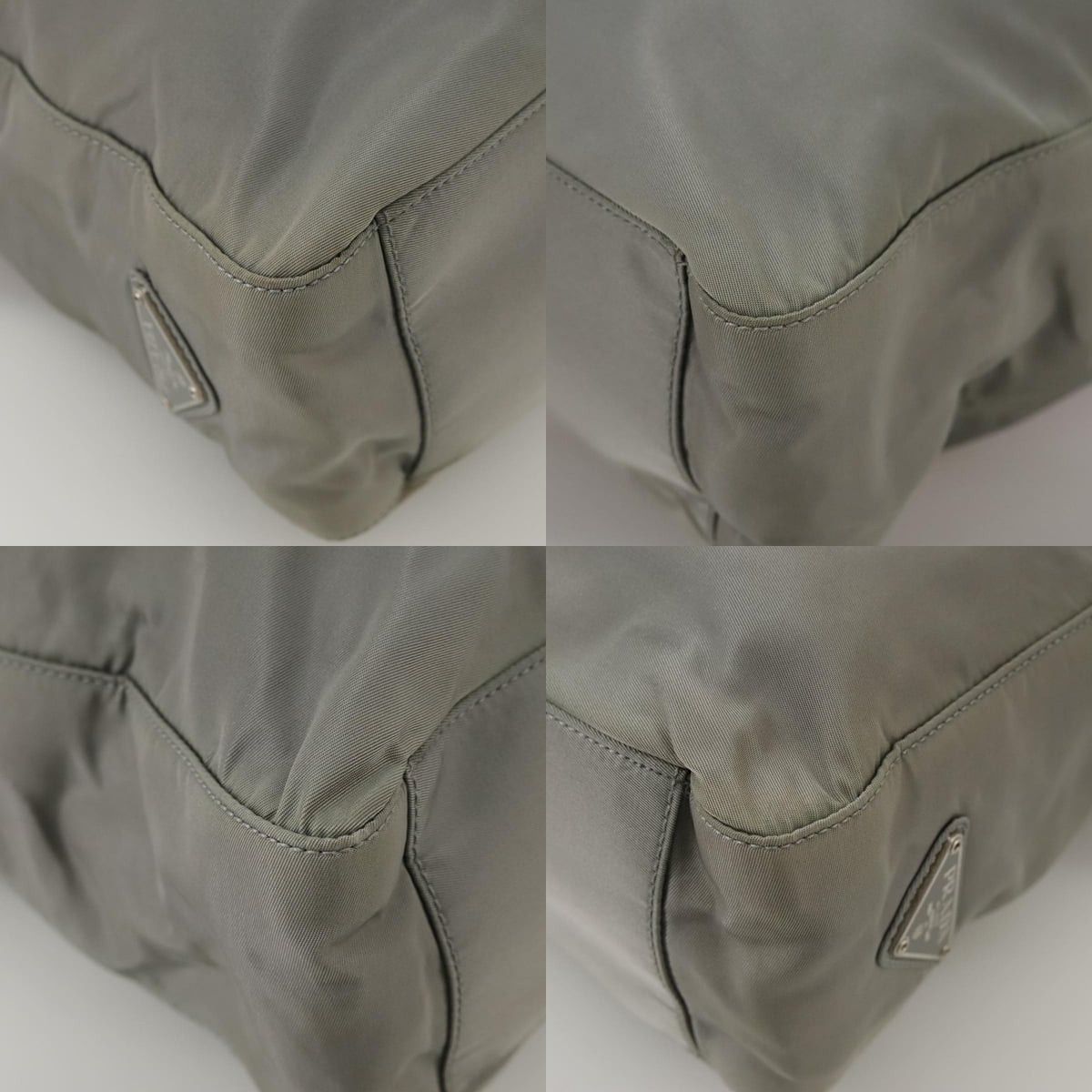Prada PRADA Tote Bag Nylon Gray Size ONE SIZE - 10 Thumbnail