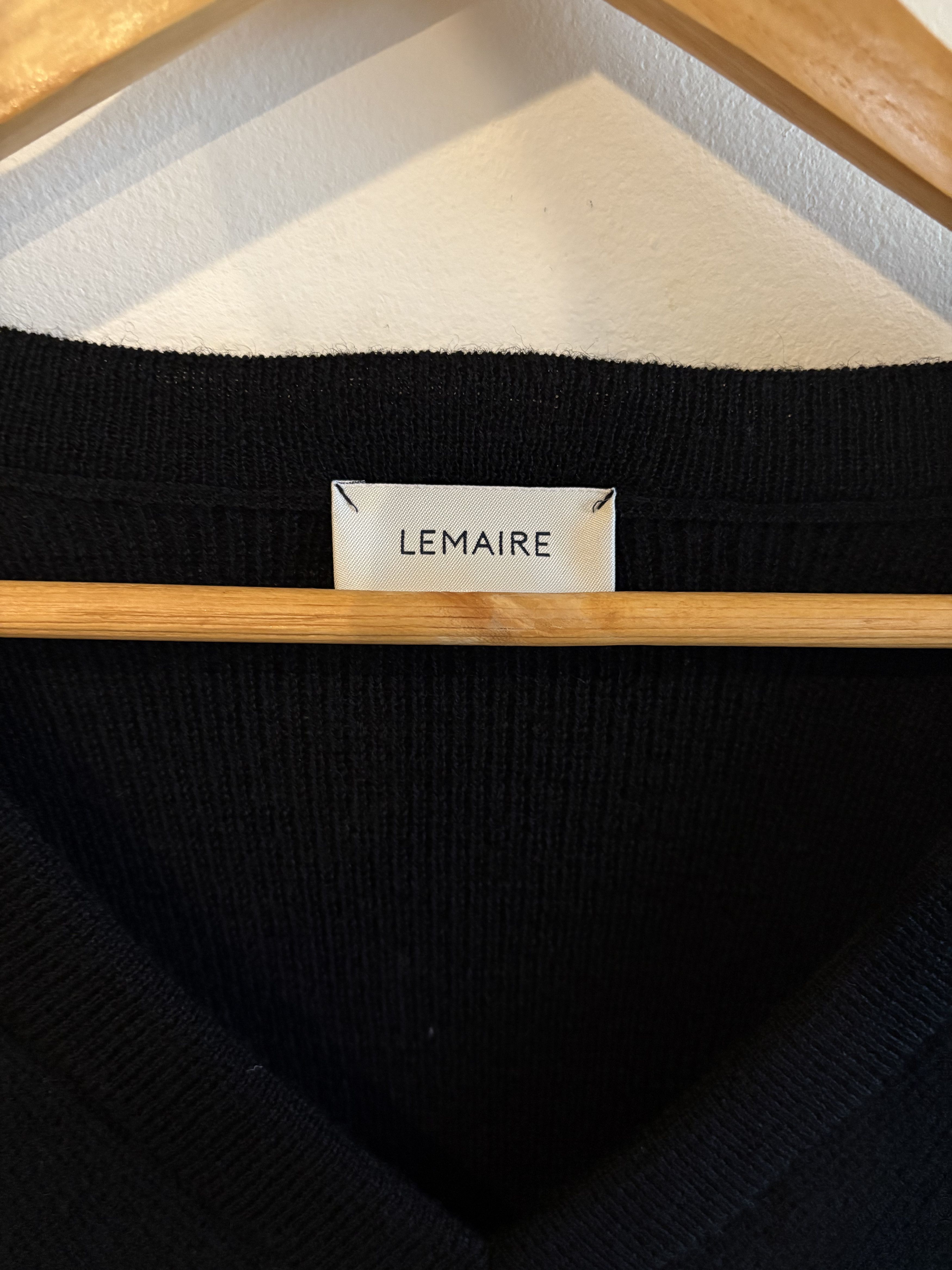 Lemaire Lemaire Oversized V Neck Sweater Size US XXL / EU 58 / 5 - 4 Thumbnail