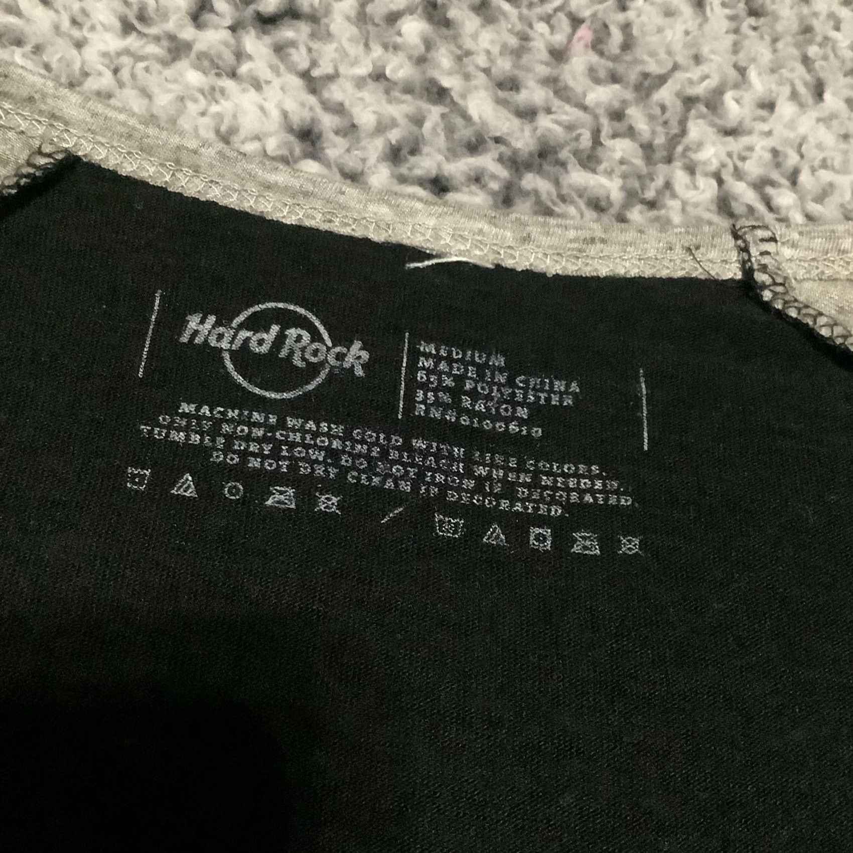 Hard Rock Cafe VINTAGE Hard Rock Cafe T-Shirt Baseball Sleeve Shirt Black Womens M Short Sleeve Crew Neck Logo Graphic Tee London 100% Cotton NA Size M / US 6-8 / IT 42-44 - 3 Thumbnail