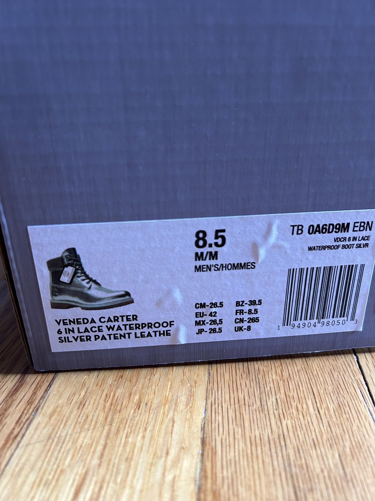 Timberland VENEDA CARTER X TIMBERLAND SILVER SURFERS 🛸 Size US 8.5 / EU 41-42 - 5 Thumbnail