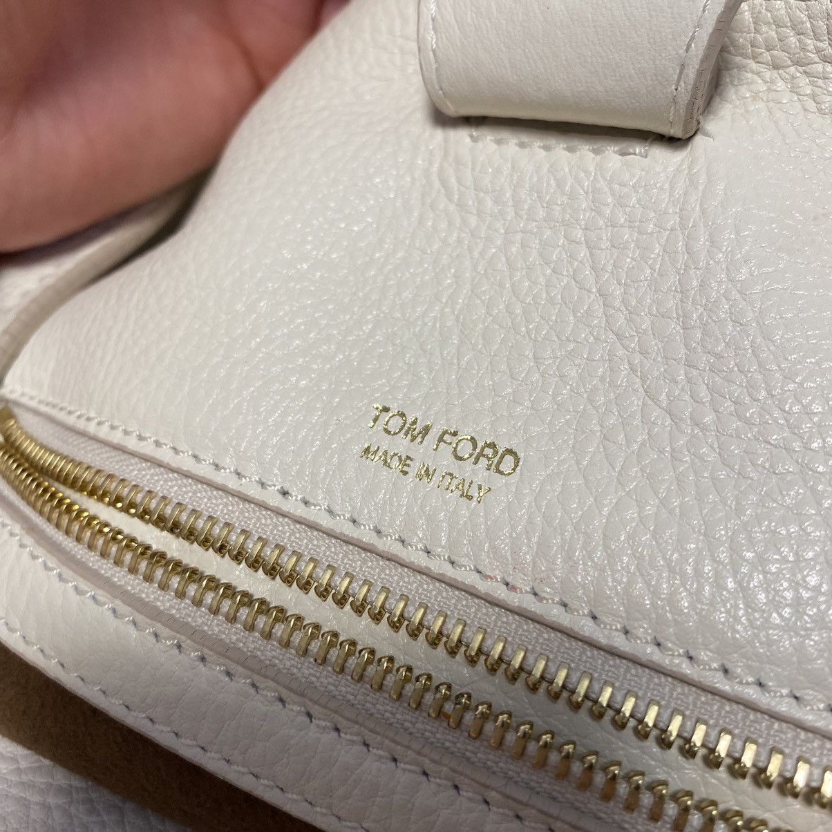 Tom Ford Zip Leather Bag Tom Ford Size ONE SIZE - 4 Thumbnail