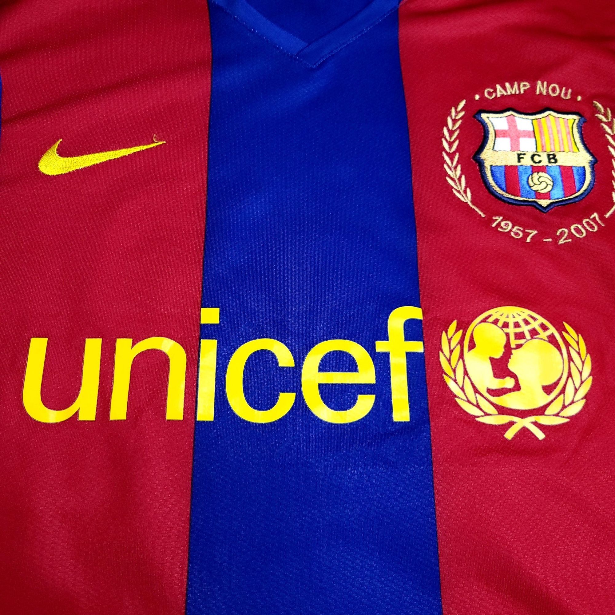 Nike Marquez Barcelona Anniversary 2007 2008 Soccer Jersey M Size US M / EU 48-50 / 2 - 3 Thumbnail