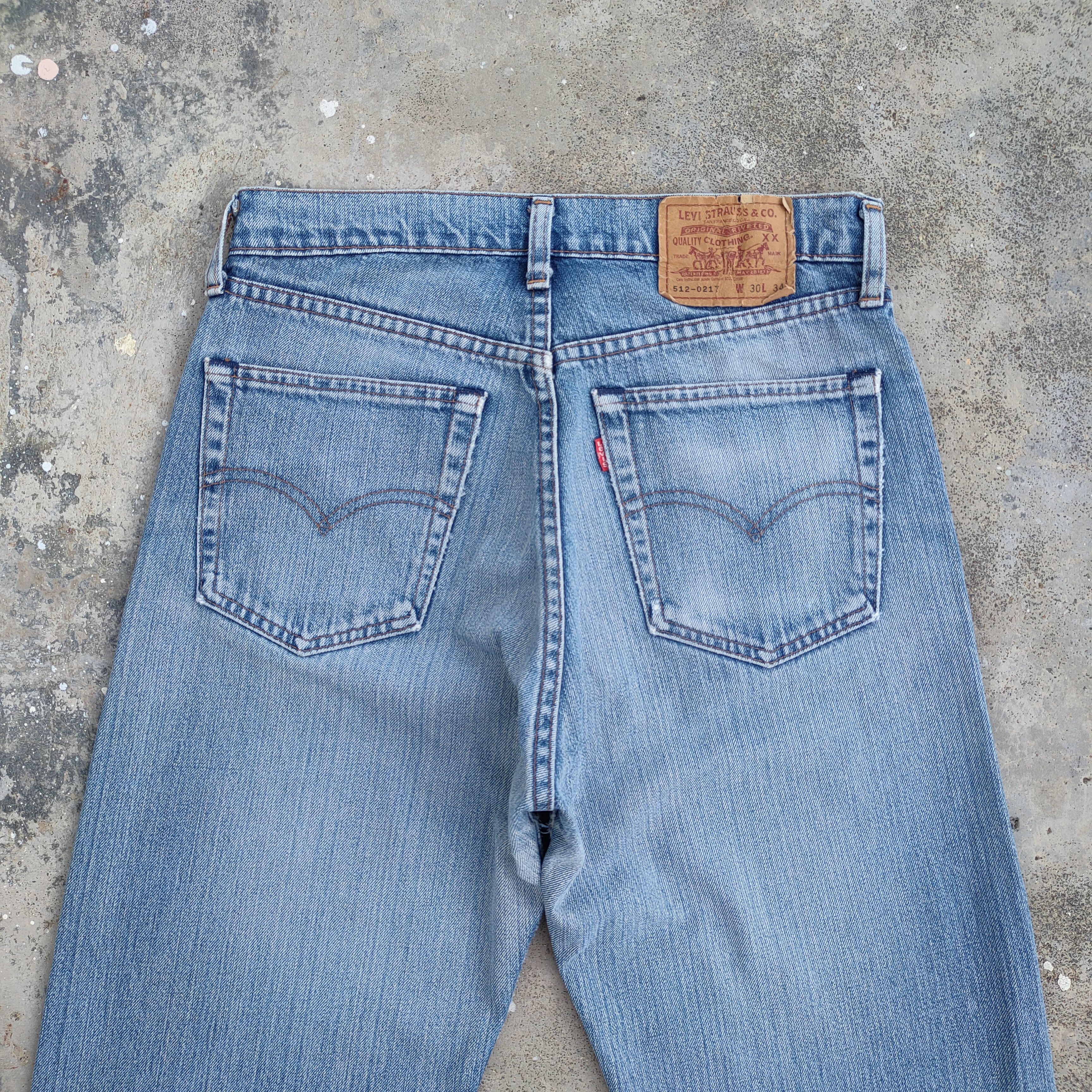 Levi's Vintage Clothing W30 Vintage Levis 512 90' faded jeans denim pants Size US 30 / EU 46 - 10 Thumbnail