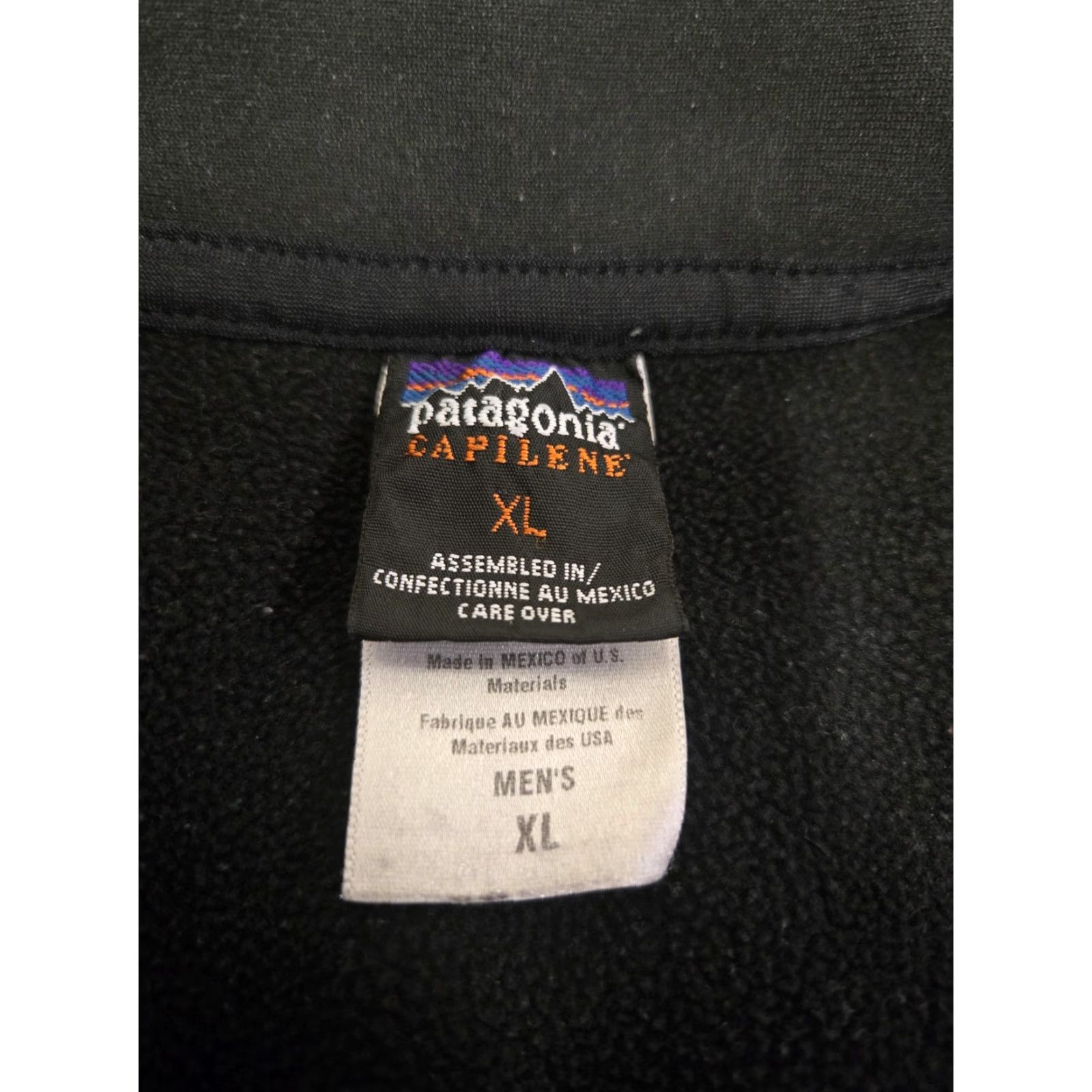 Patagonia Patagonia Capilene Sweater Mens XL Black Quarter Zip Fleece Pullover Outdoor Comfort Moisture Wicking Long Sleeve Mock Neck Zip Closure 1/4 Zip Size US XL / EU 56 / 4 - 6 Thumbnail