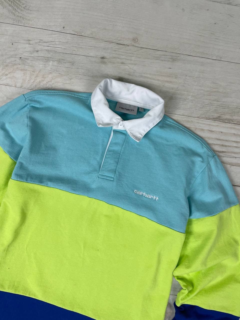 Carhartt Carhartt WIP Newport Rugby Long Sleeve Polo Shirt Striped Size US S / EU 44-46 / 1 - 2 Thumbnail