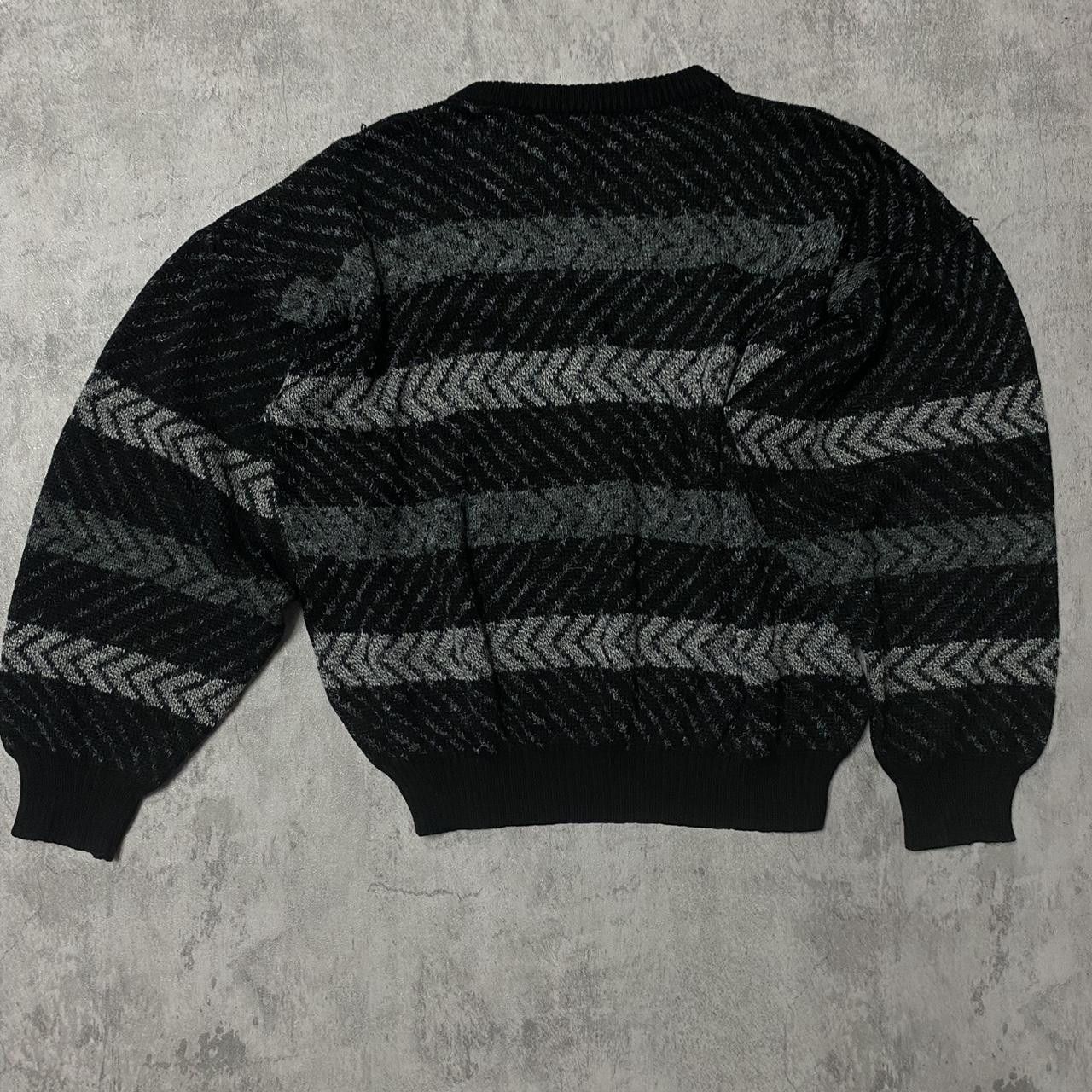 Other Black and grey vintage 80s knit sweater knit #retrofashion Size US S / EU 44-46 / 1 - 4 Thumbnail
